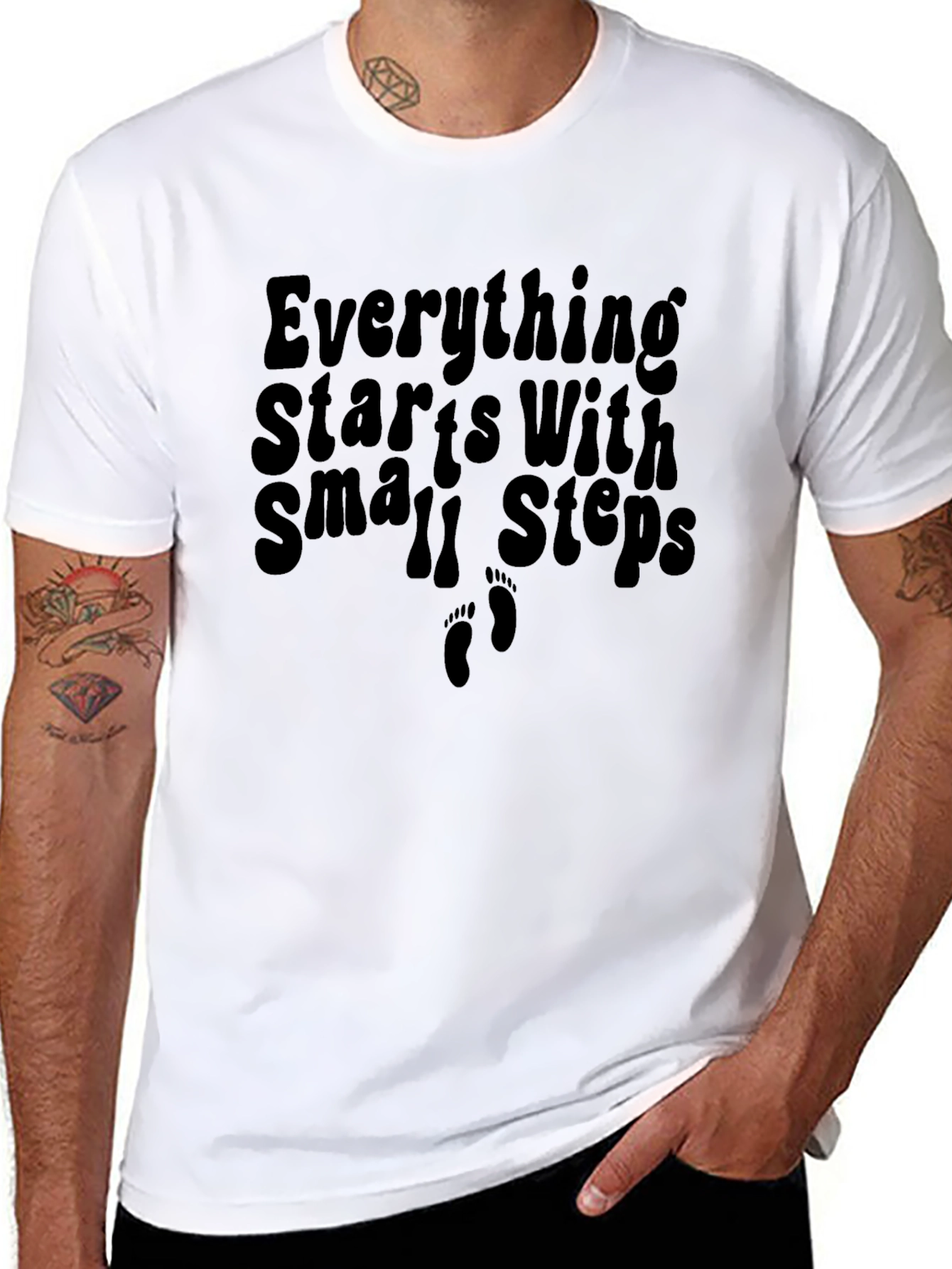 Everything Starts With Small Steps T-Shirt