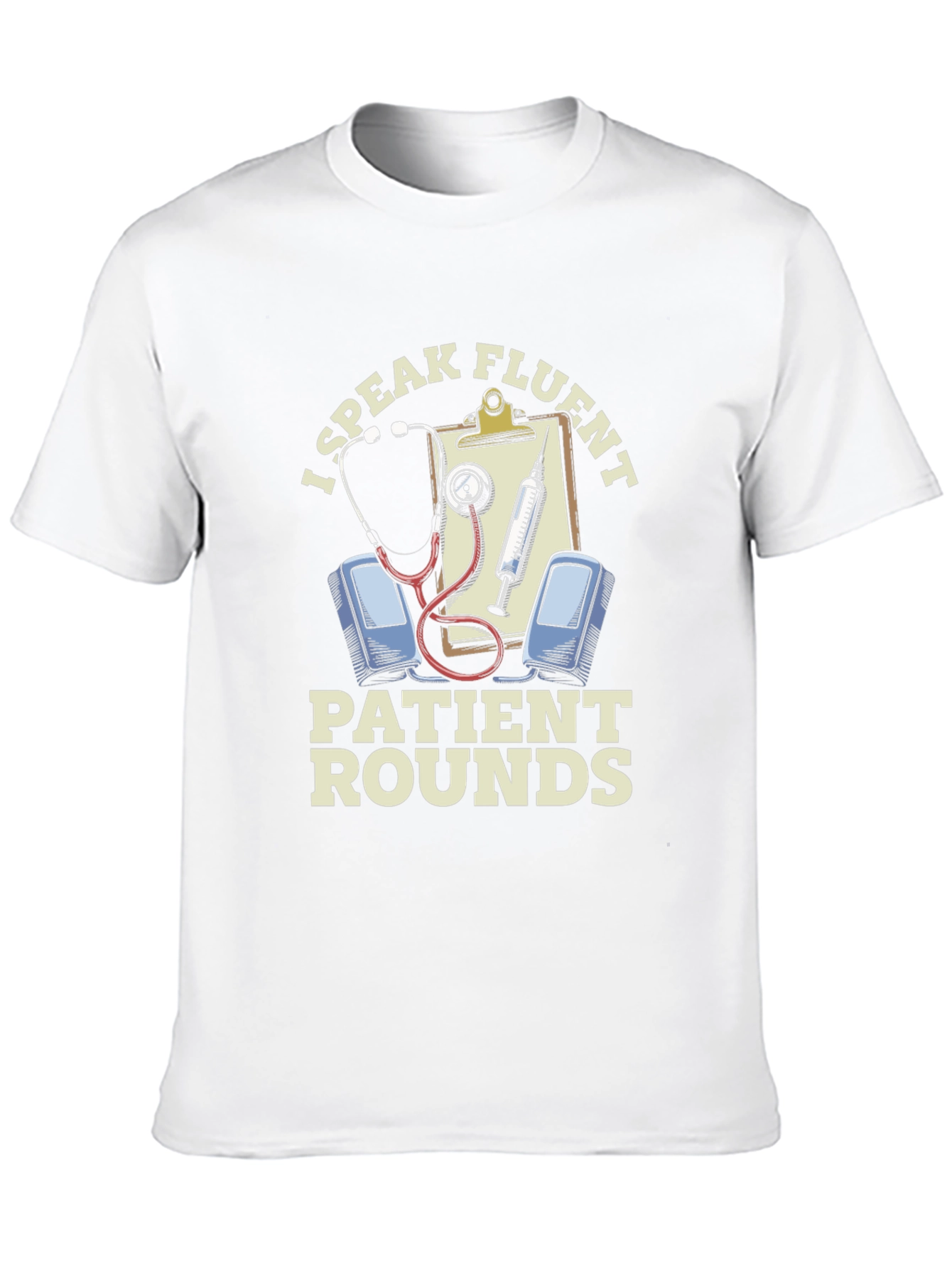 Fluent Patient Rounds Black Graphic T-Shirt