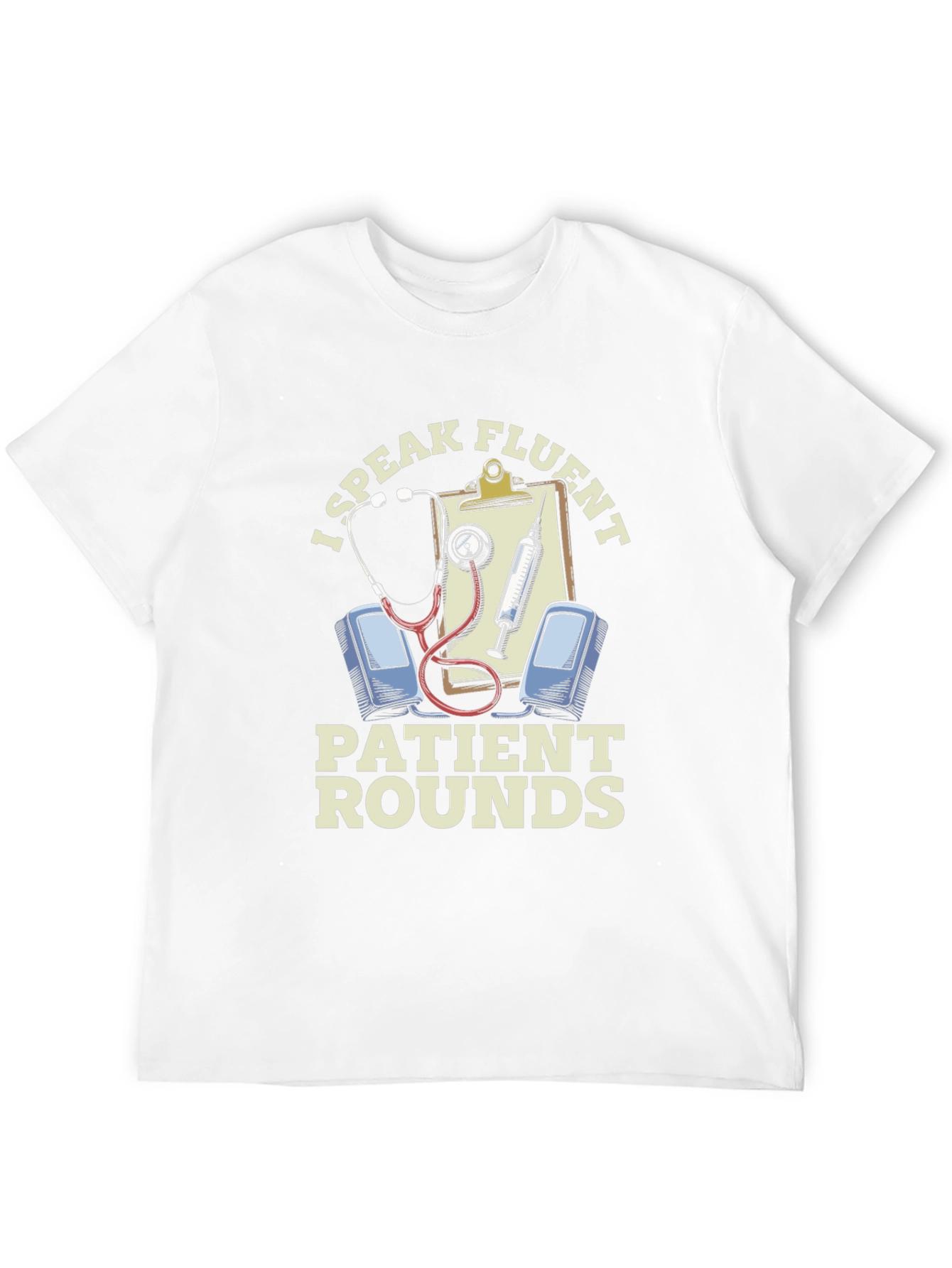 Fluent Patient Rounds Black Graphic T-Shirt