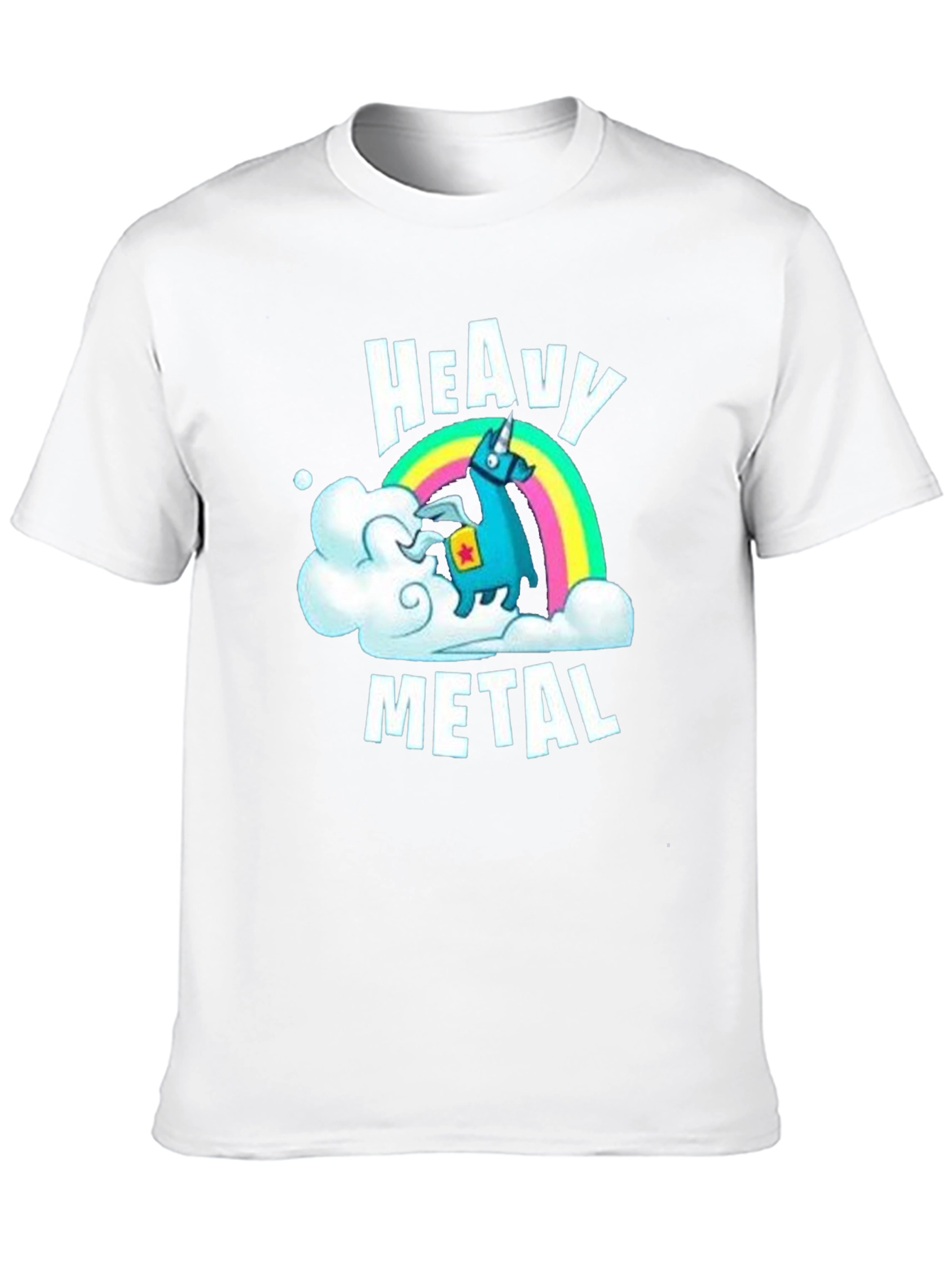 Heavy Metal Llama T-Shirt - Black Graphic Tee