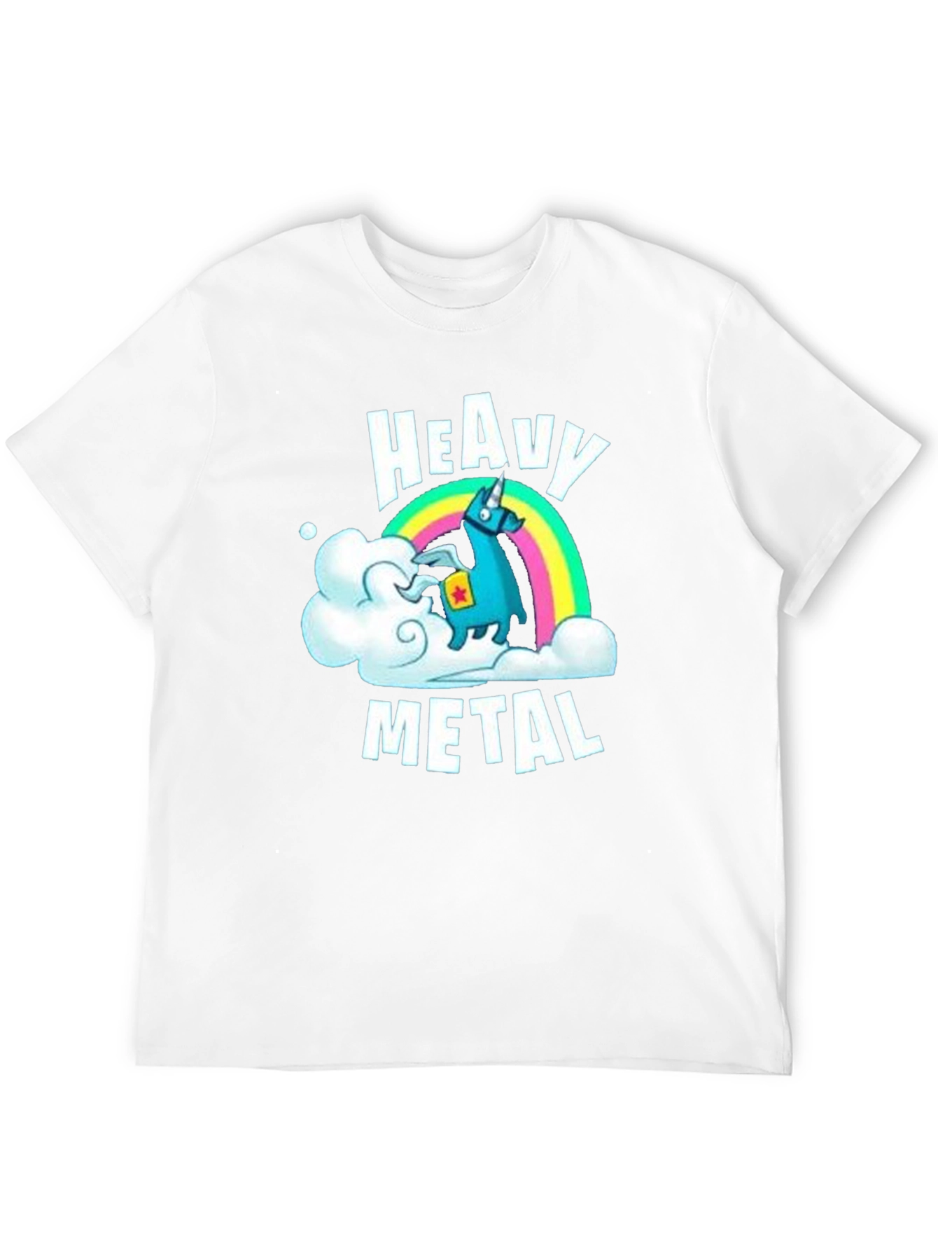Heavy Metal Llama T-Shirt - Black Graphic Tee