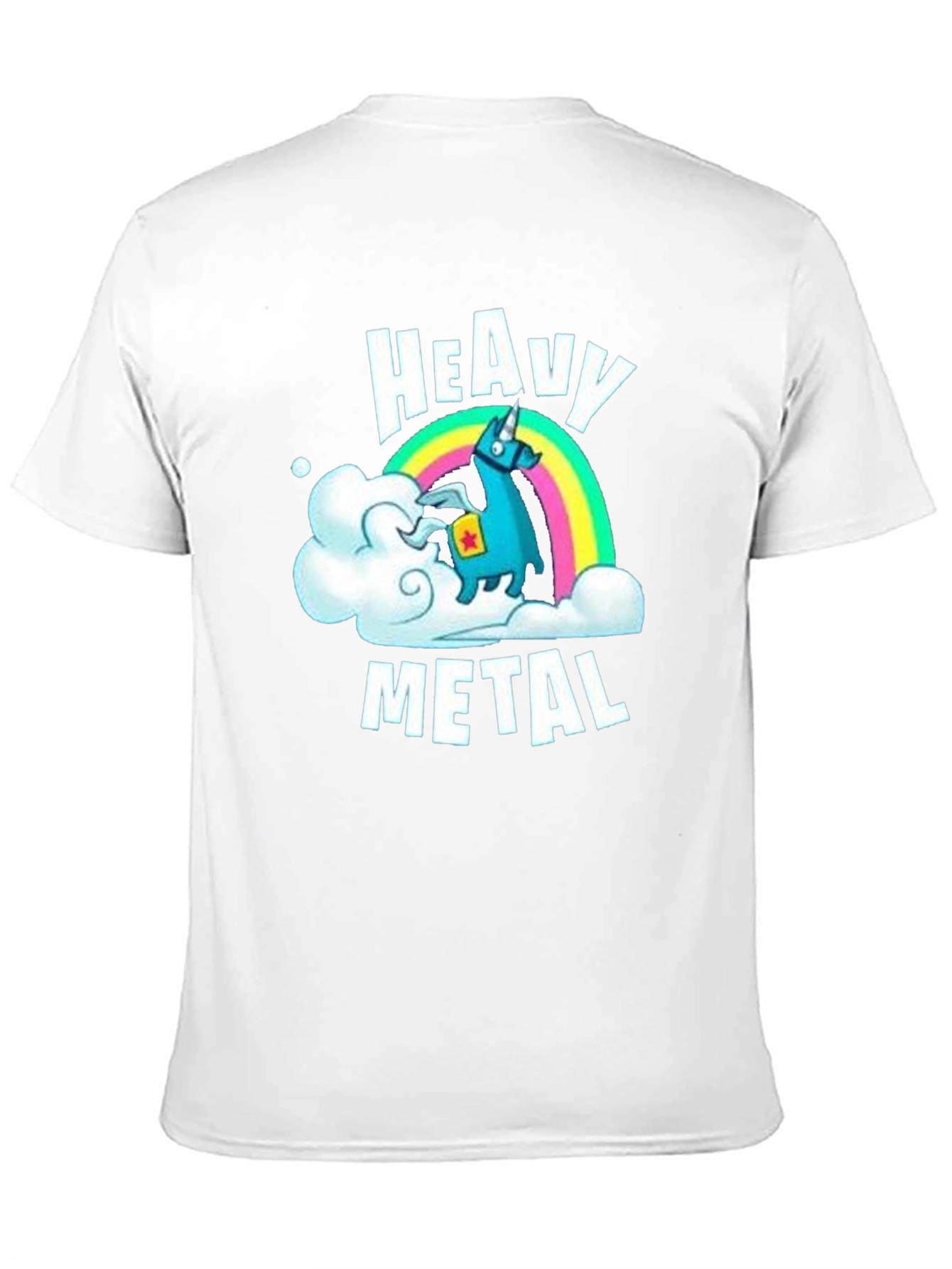Heavy Metal Llama T-Shirt - Black Graphic Tee
