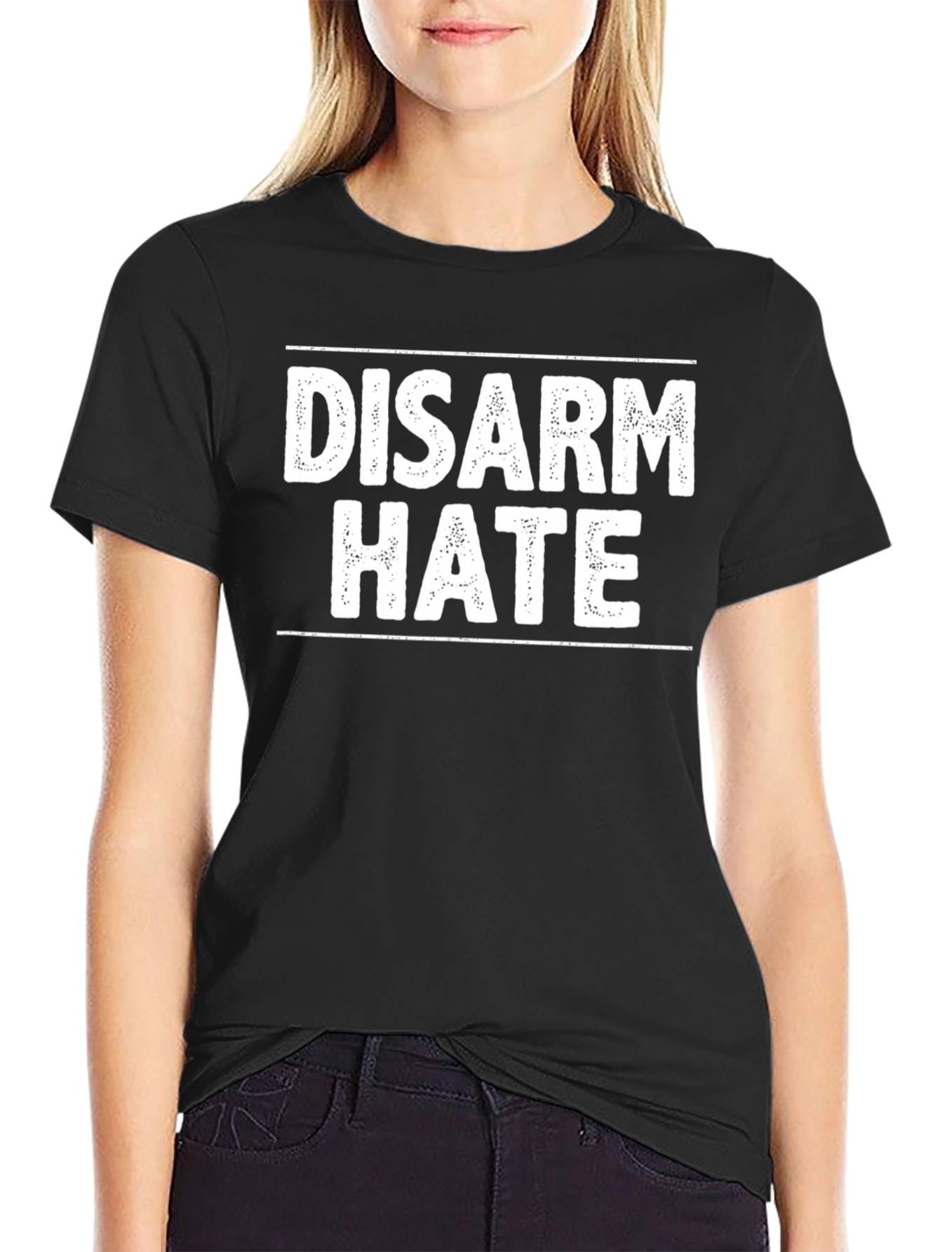 Disarm Hate Graphic Tee - Activism T-Shirt