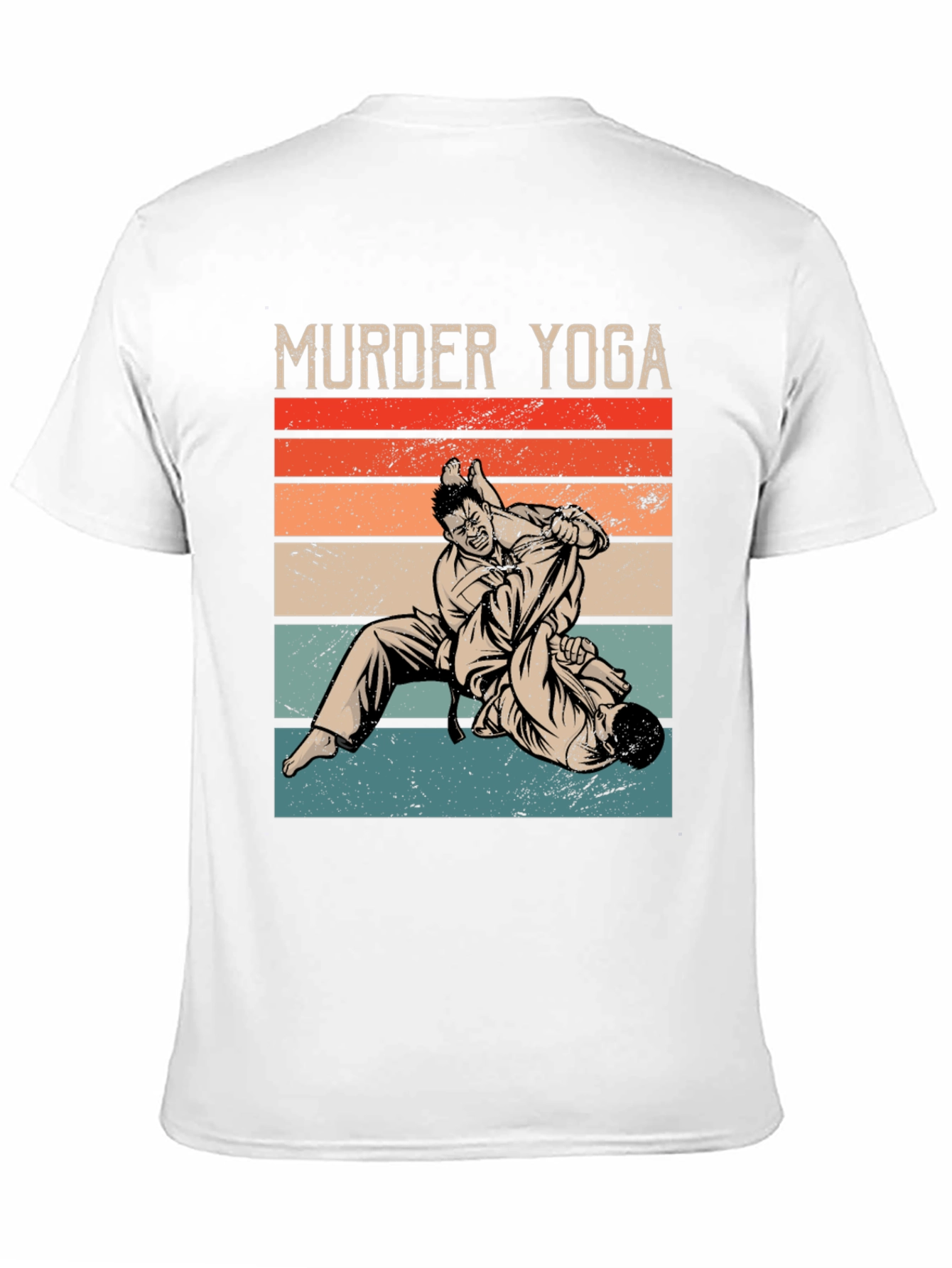 Murder Yoga Retro T-Shirt - Martial Arts Graphic Tee