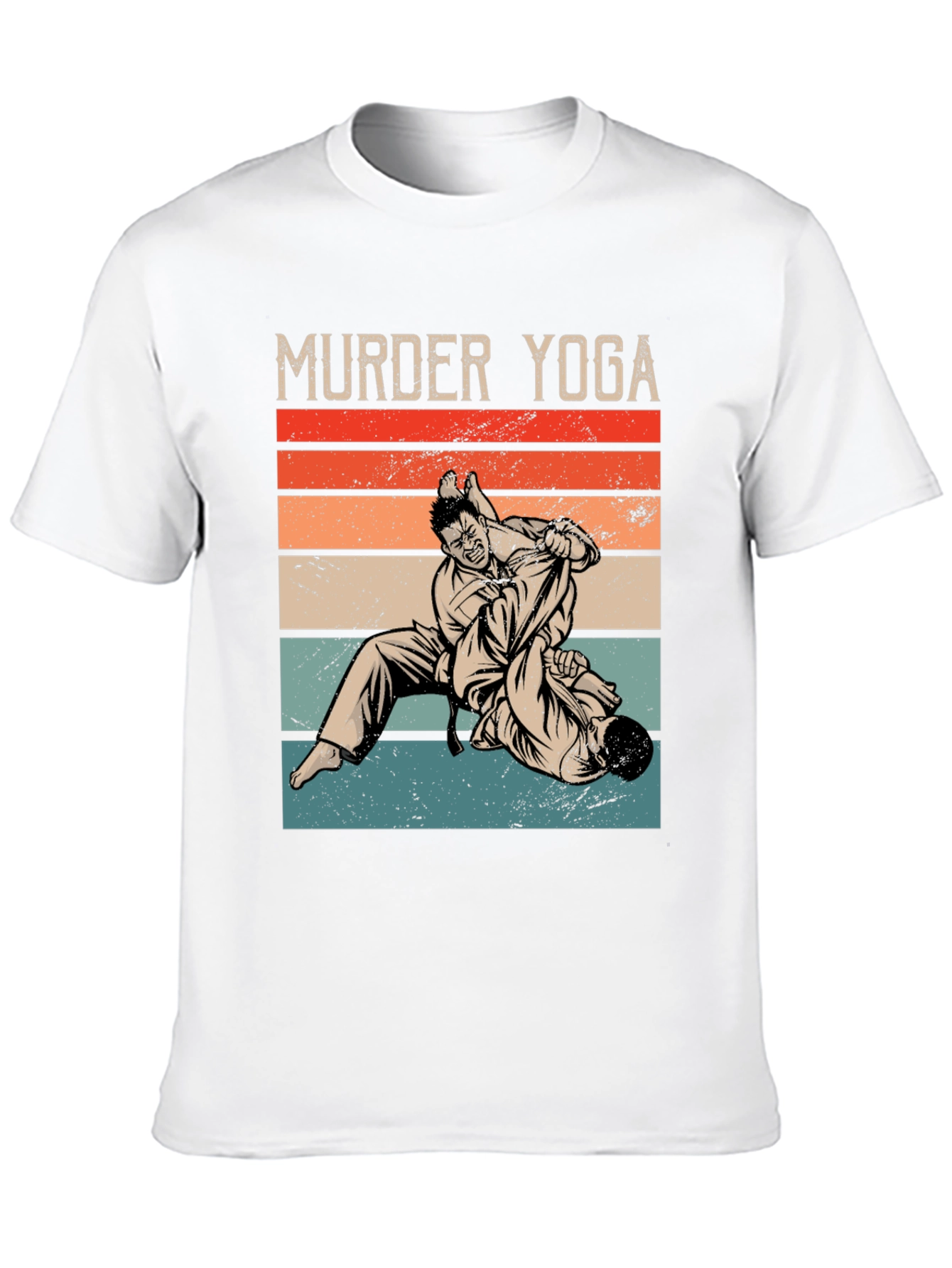 Murder Yoga Retro T-Shirt - Martial Arts Graphic Tee