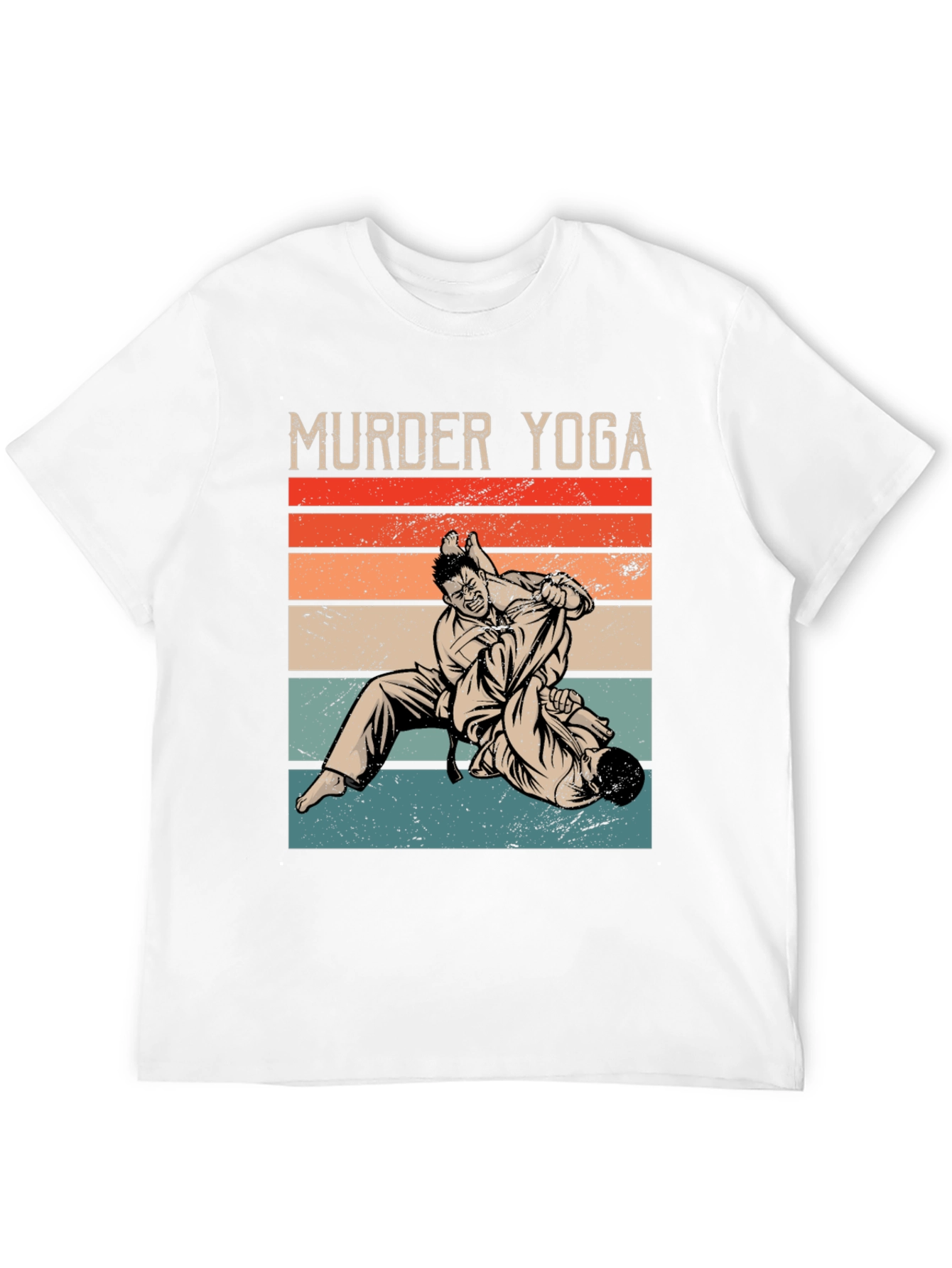 Murder Yoga Retro T-Shirt - Martial Arts Graphic Tee