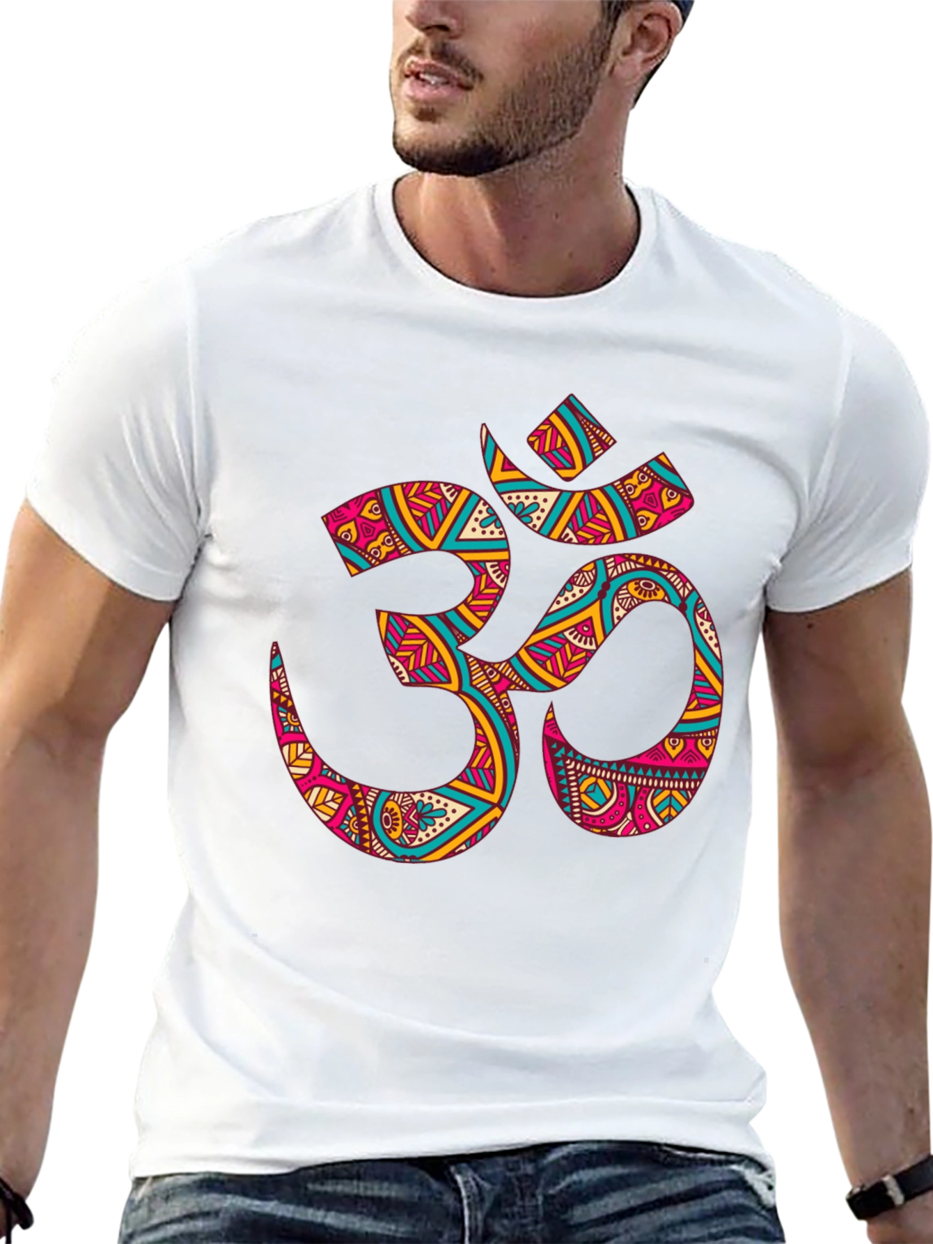 Om Symbol Graphic Tee - Black