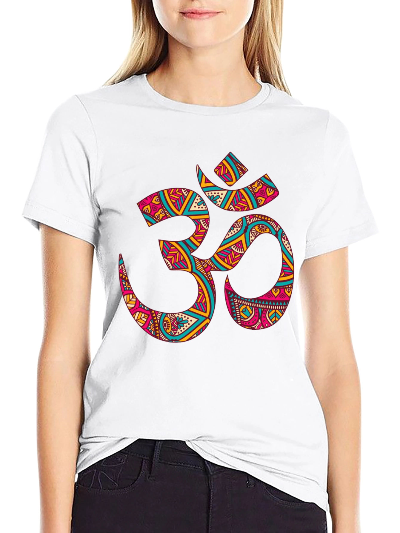 Om Symbol Graphic Tee - Black