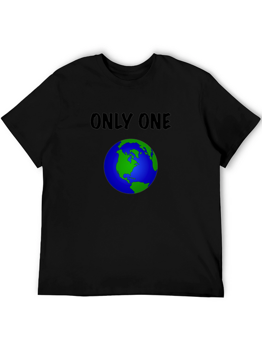 Only One Earth Graphic Tee - Black