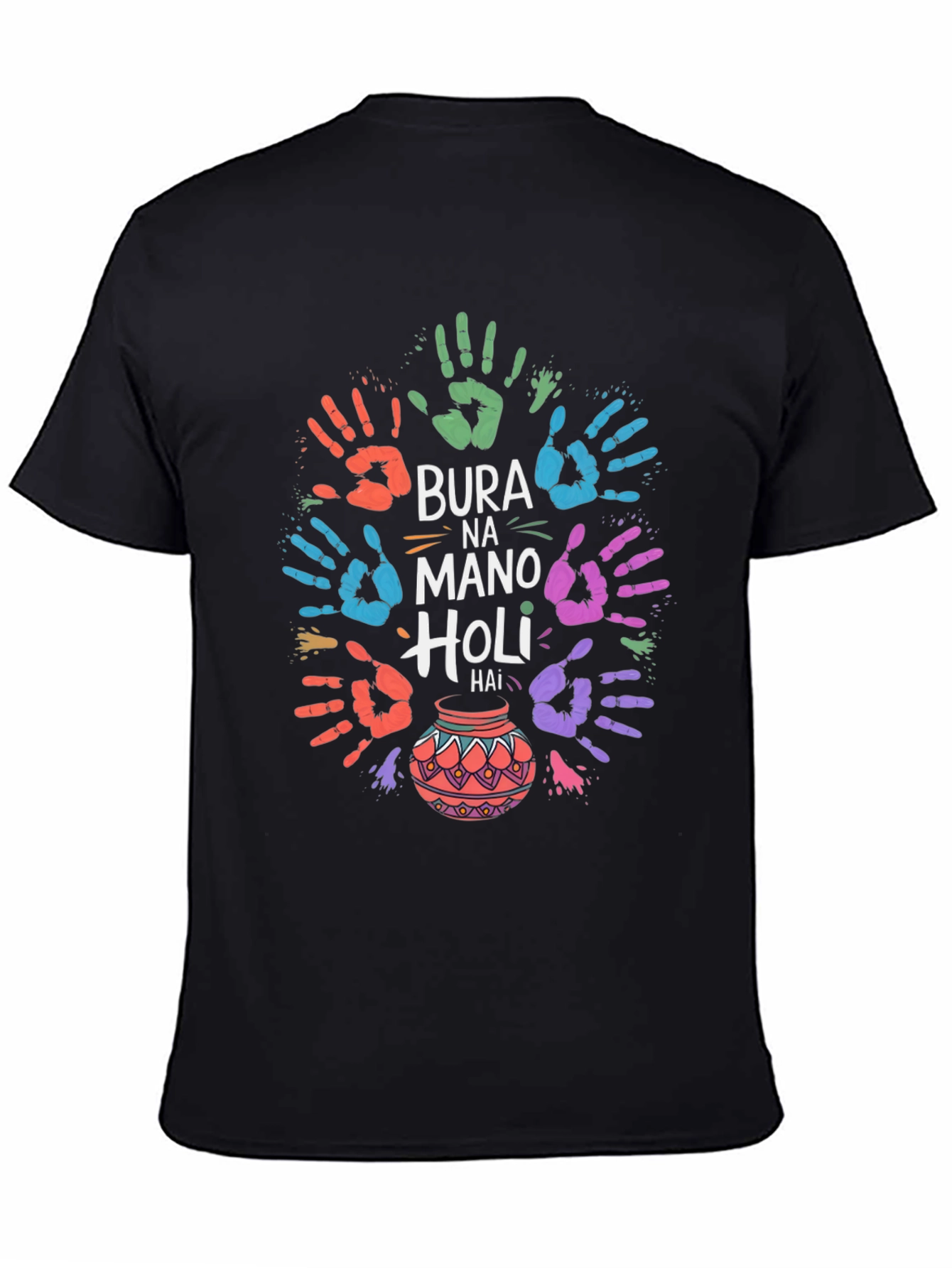 Holi Festival T-Shirt - Bura Na Mano Holi Hai