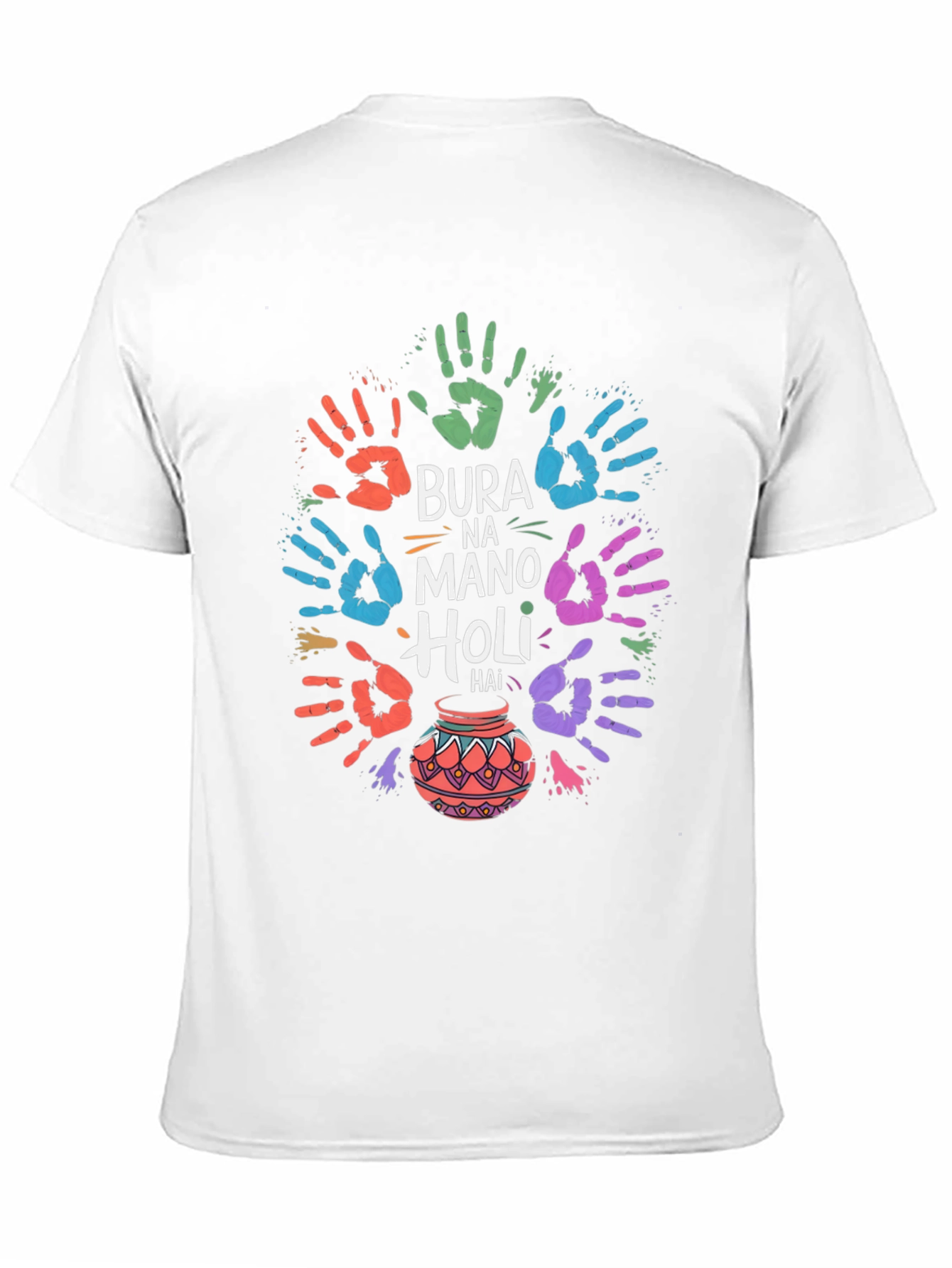 Holi Festival T-Shirt - Bura Na Mano Holi Hai