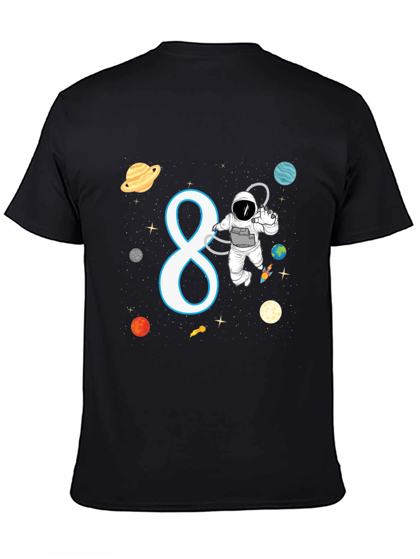 Astronaut 8th Birthday Kids T-Shirt