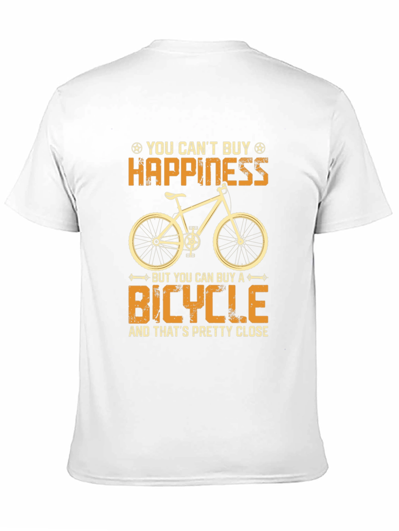 Happiness Bicycle Graphic T-Shirt
