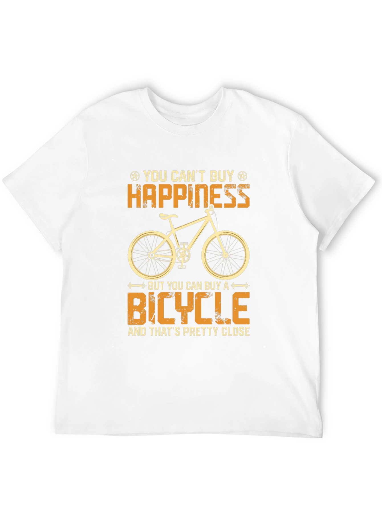 Happiness Bicycle Graphic T-Shirt