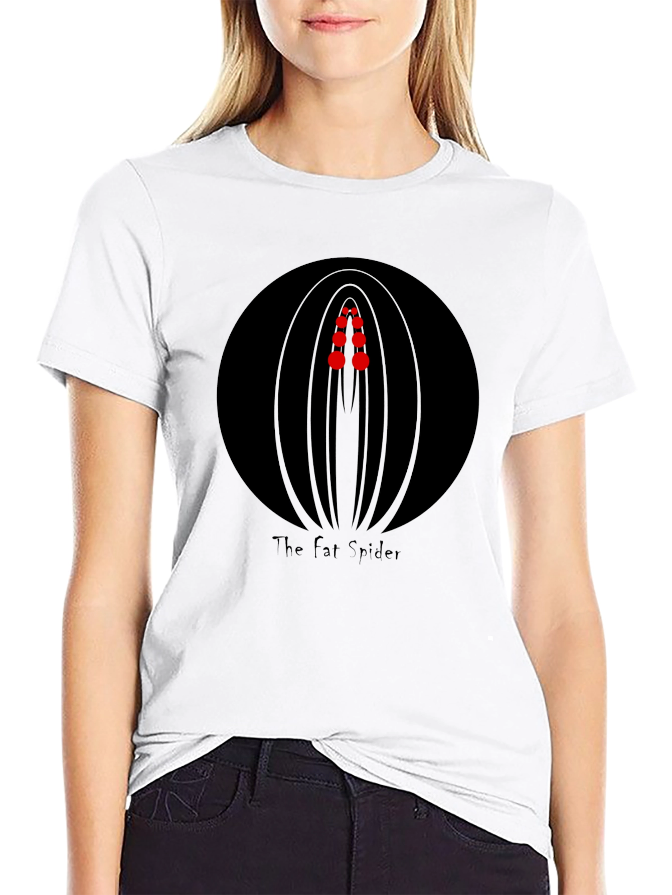 The Fat Spider Graphic Tee - Modern Print
