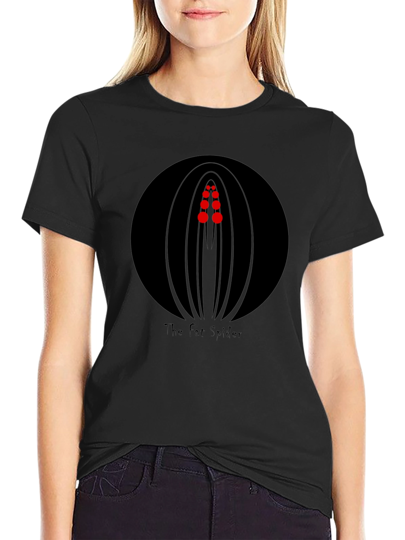 The Fat Spider Graphic Tee - Modern Print