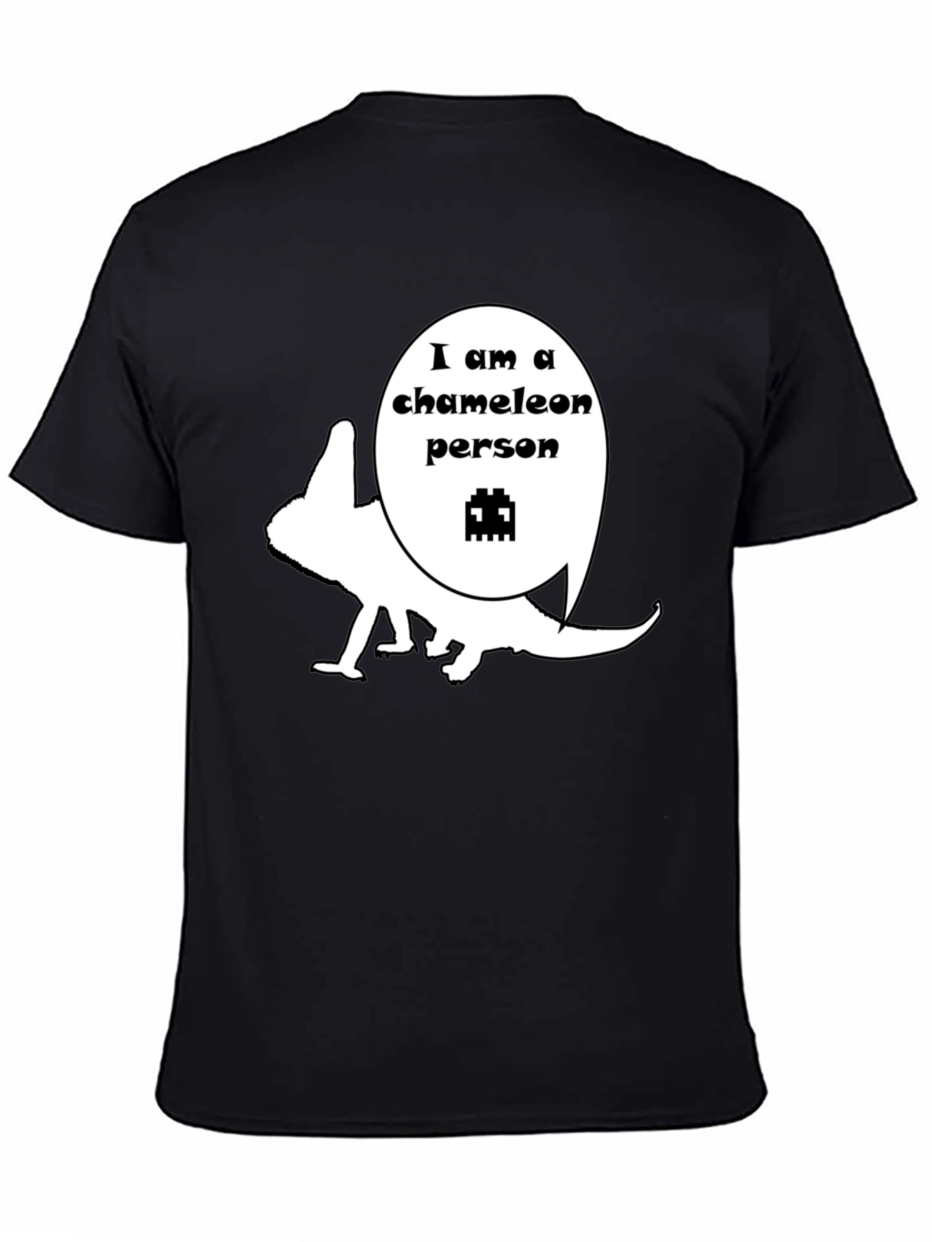 Chameleon Person Graphic T-Shirt - Unique Design