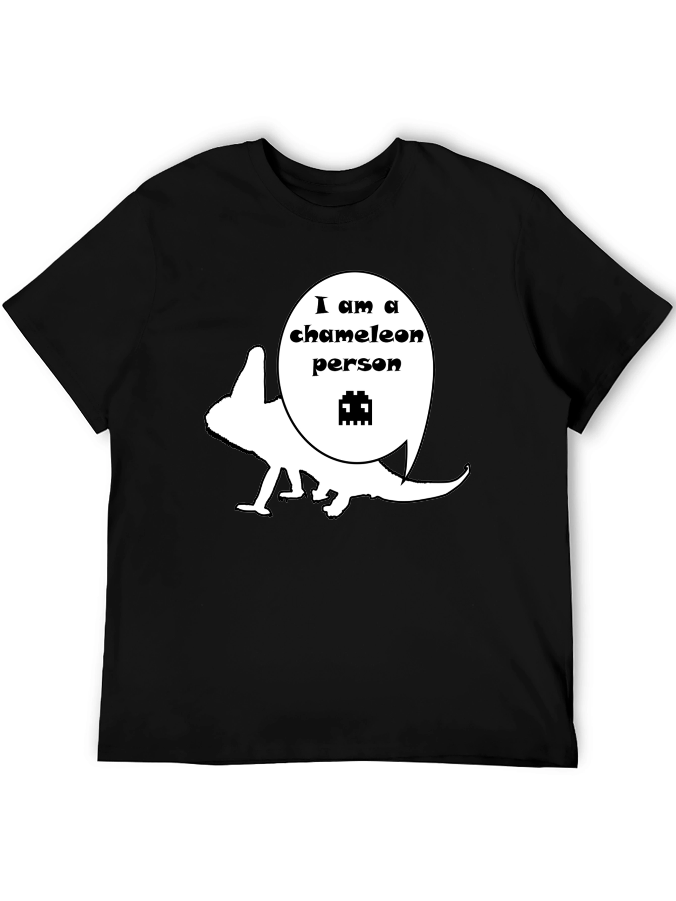 Chameleon Person Graphic T-Shirt - Unique Design