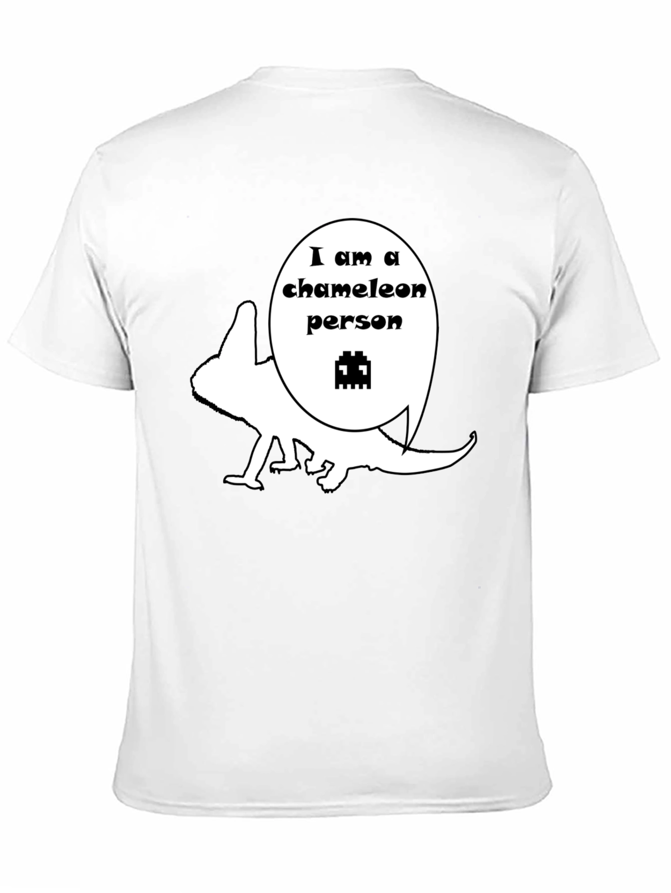 Chameleon Person Graphic T-Shirt - Unique Design