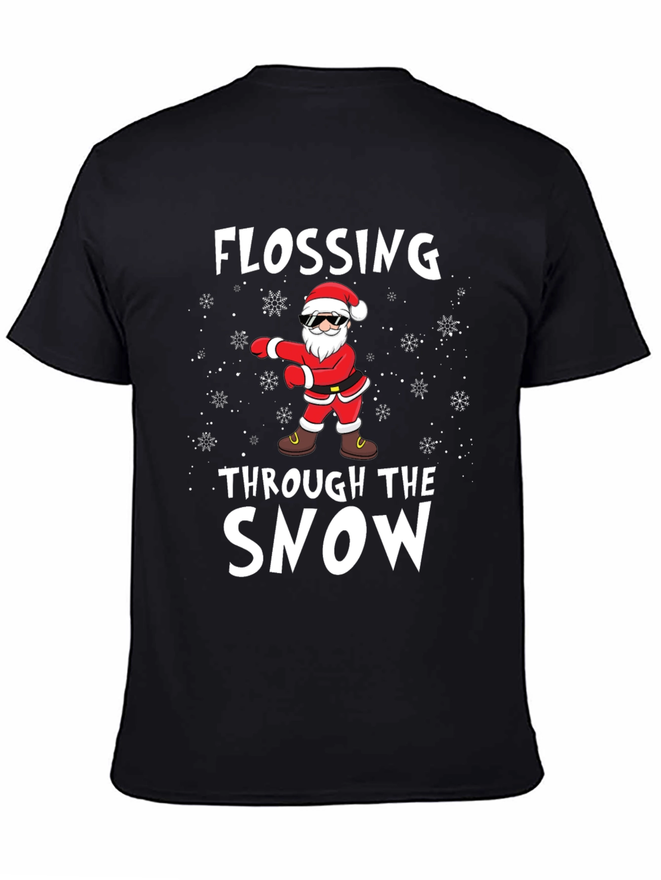 Flossing Santa T-Shirt - Holiday Fun