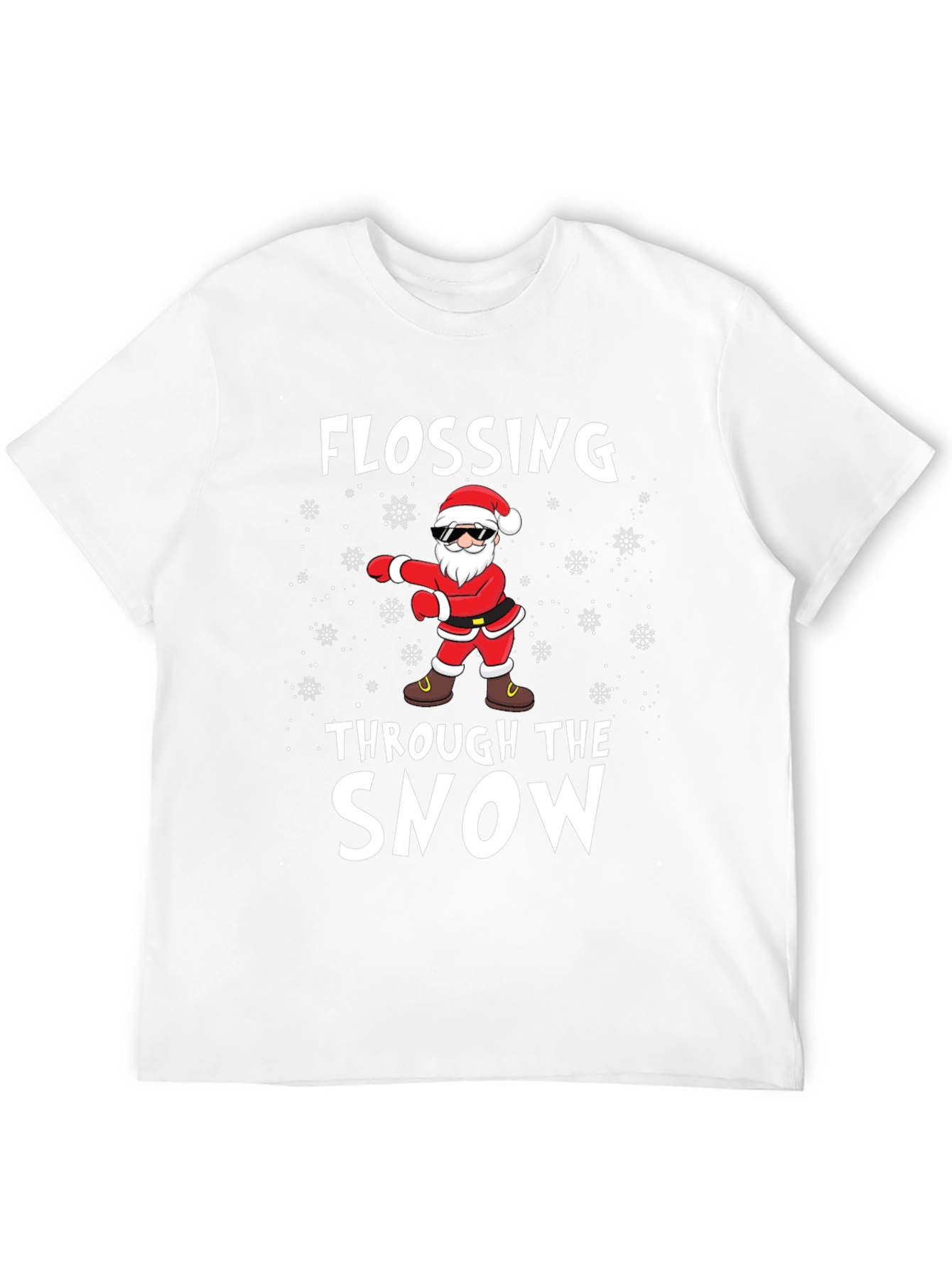 Flossing Santa T-Shirt - Holiday Fun