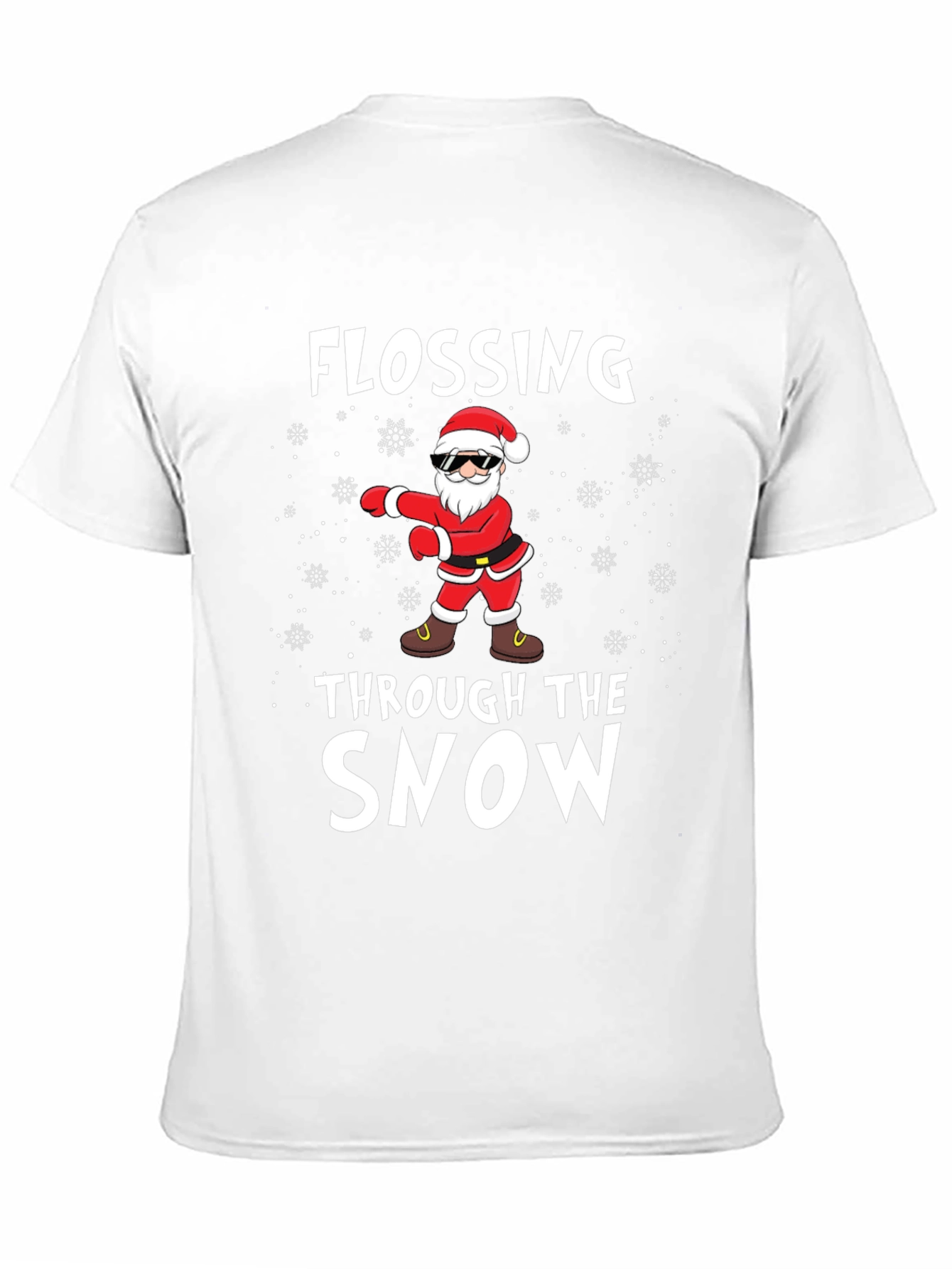 Flossing Santa T-Shirt - Holiday Fun