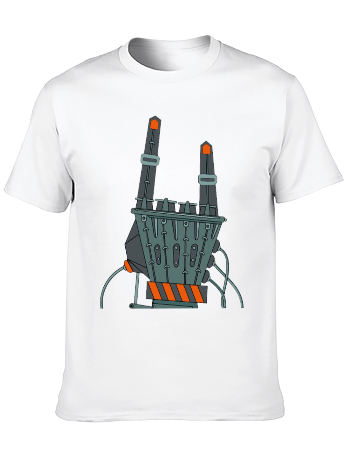 Robotic Hand Graphic Tee - Rock On!