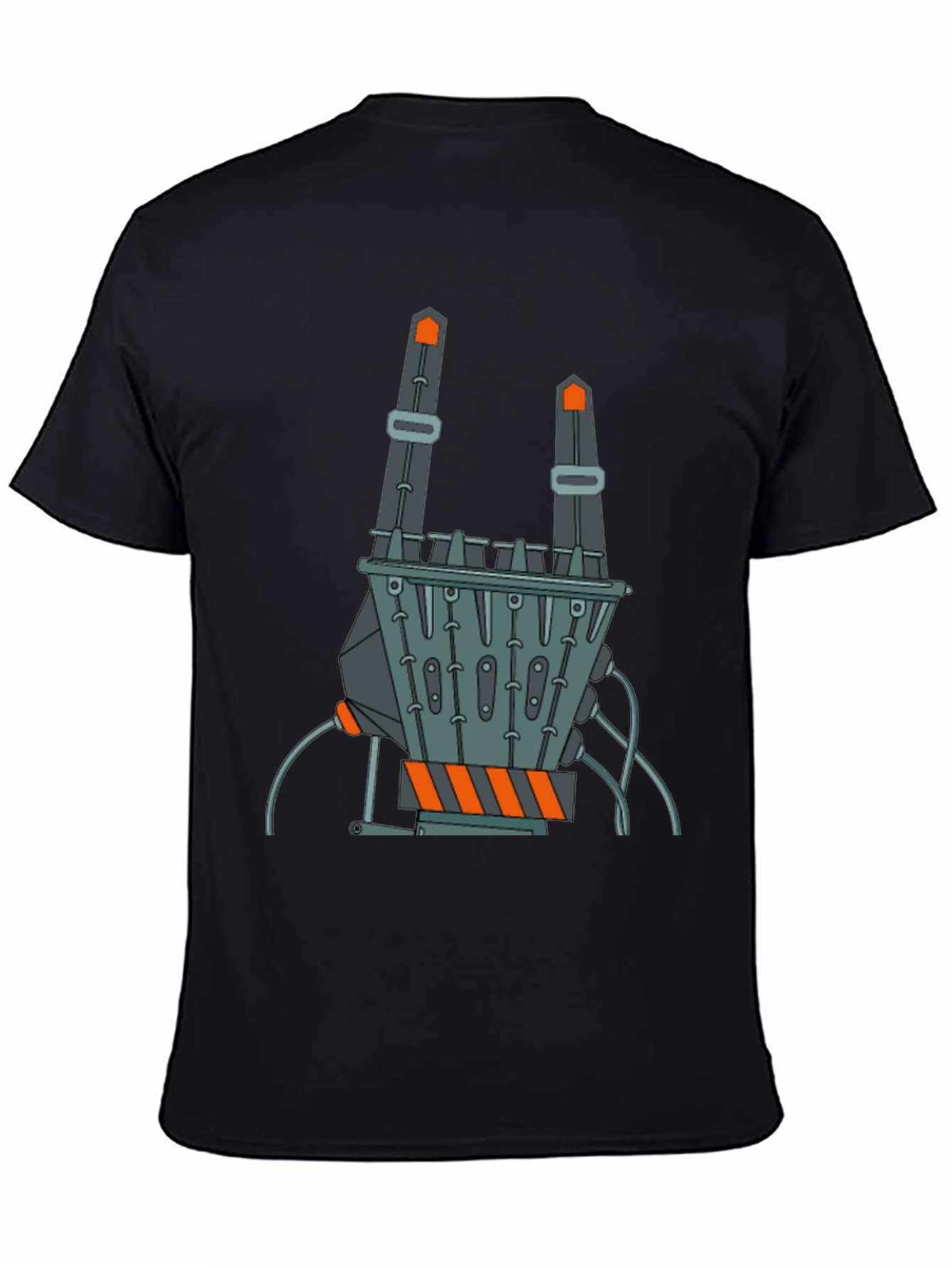 Robotic Hand Graphic Tee - Rock On!
