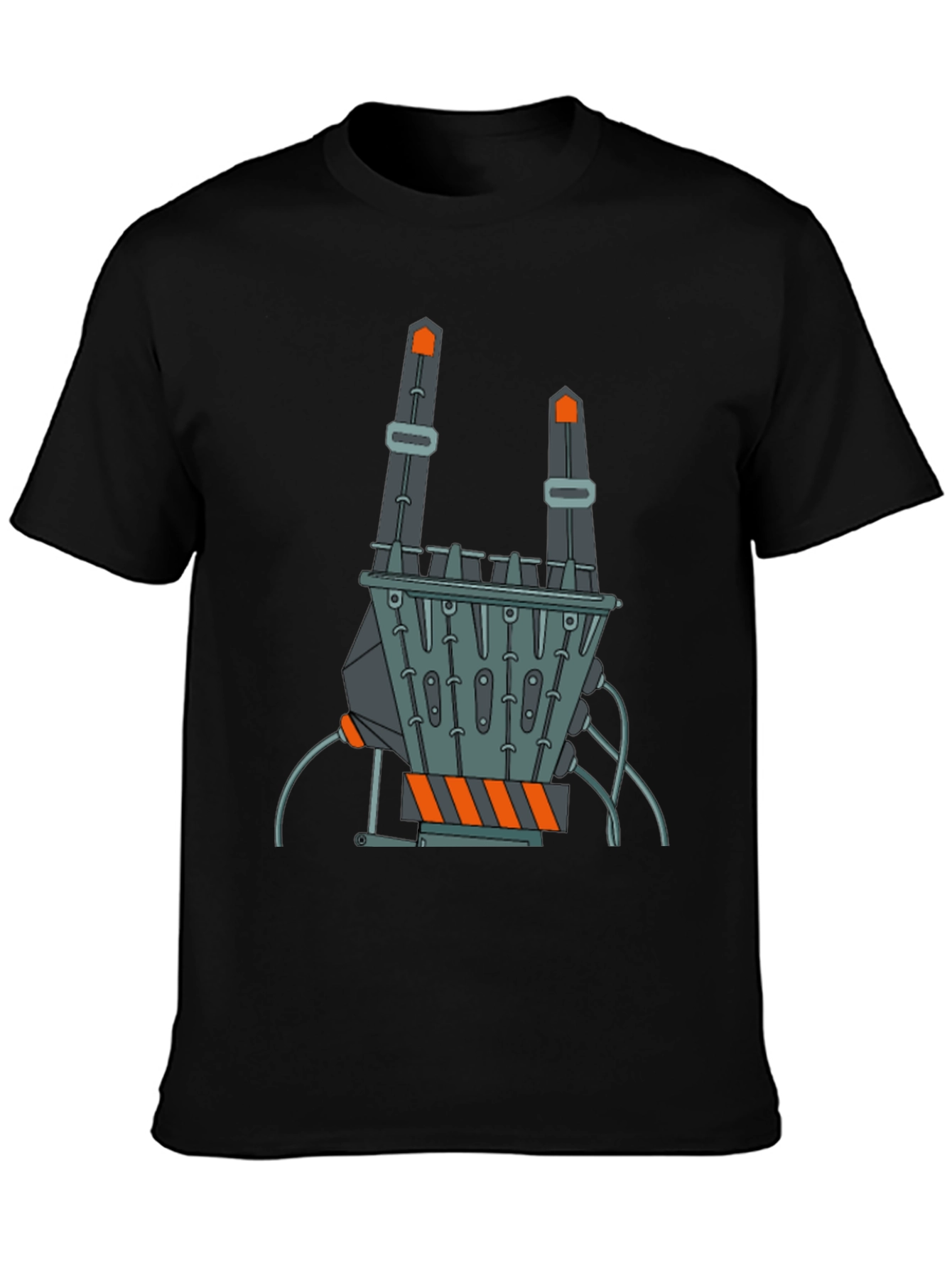 Robotic Hand Graphic Tee - Rock On!
