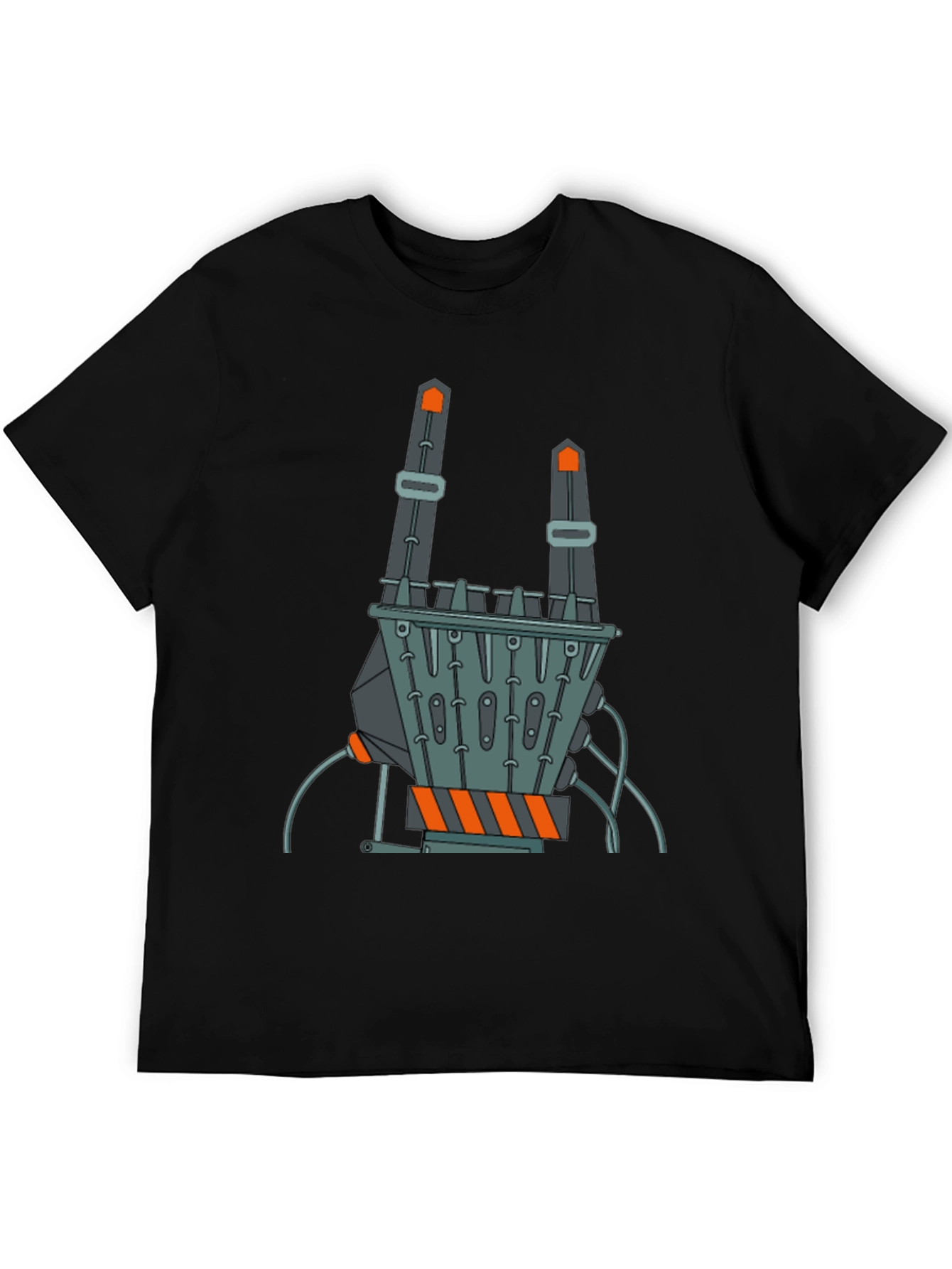 Robotic Hand Graphic Tee - Rock On!
