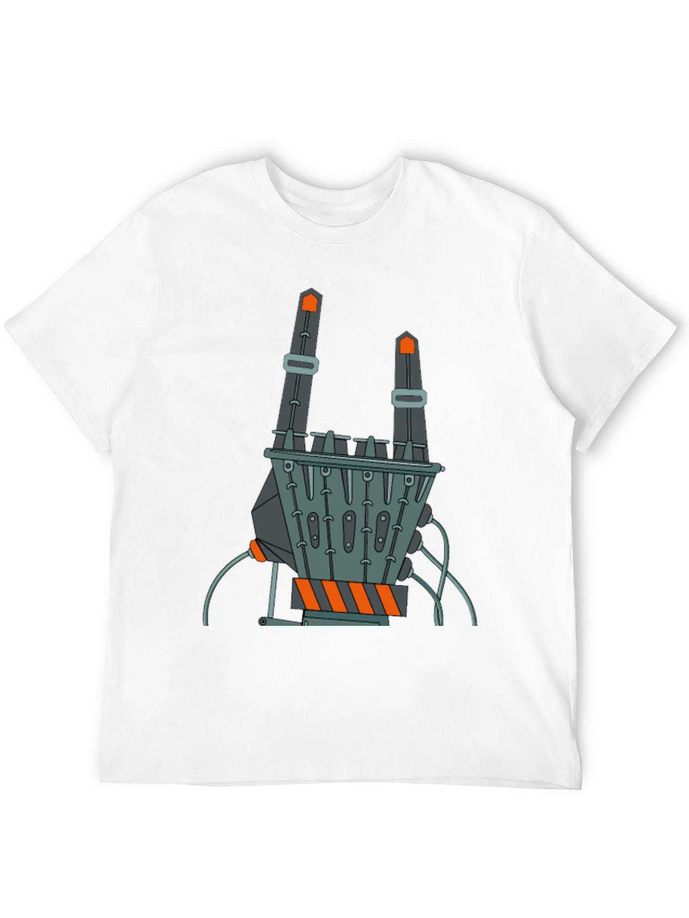 Robotic Hand Graphic Tee - Rock On!