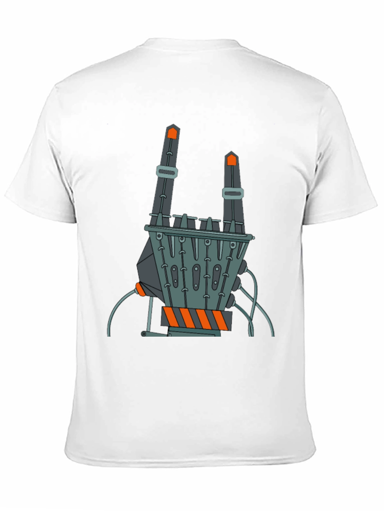 Robotic Hand Graphic Tee - Rock On!