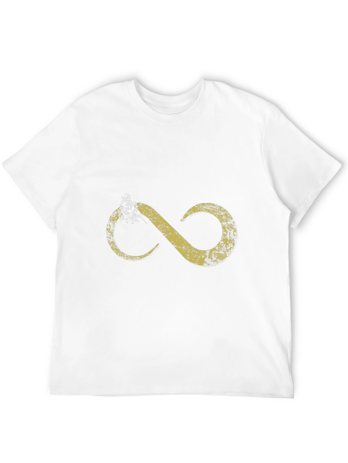 Distressed Infinity Symbol Black T-Shirt