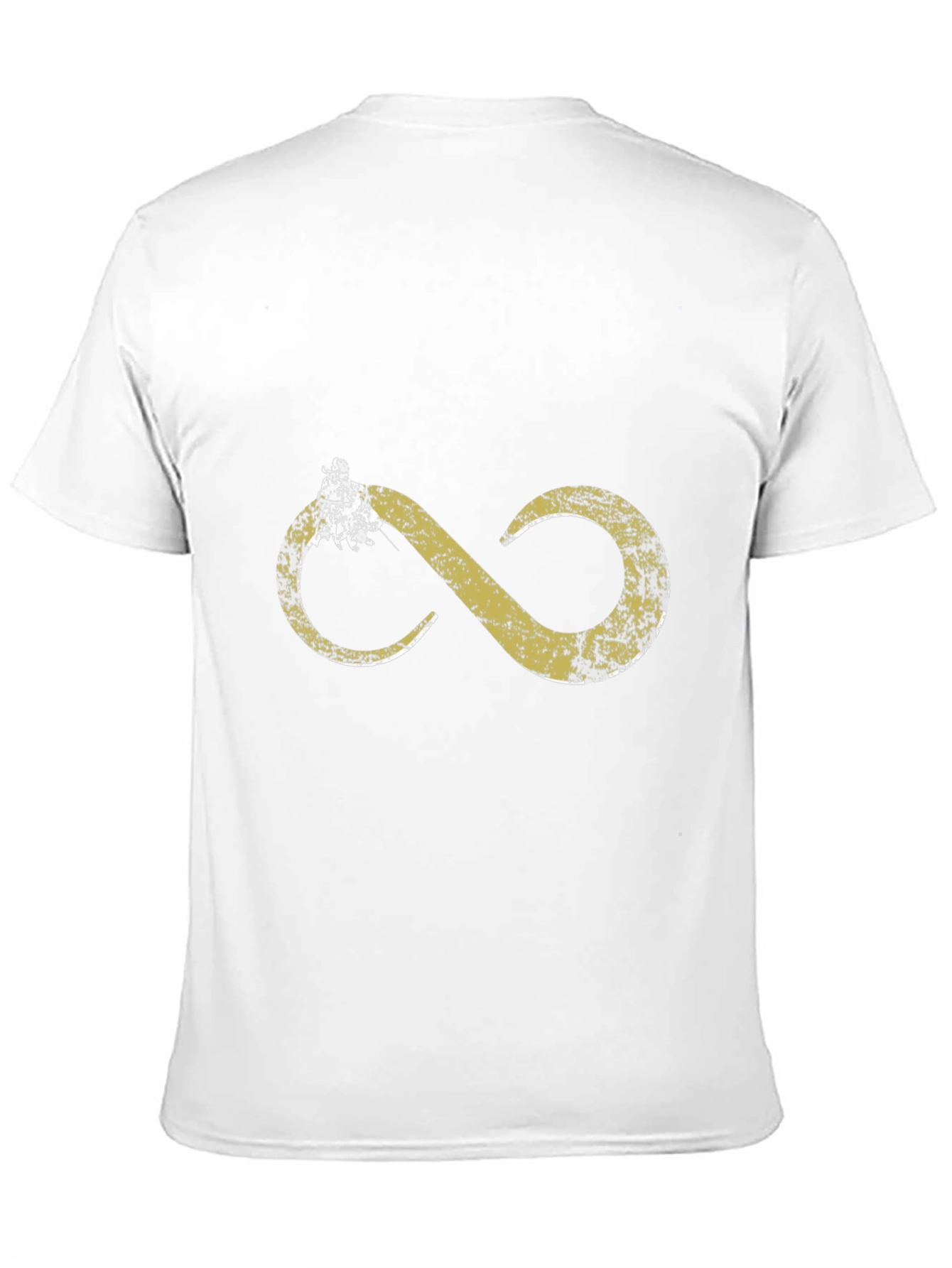 Distressed Infinity Symbol Black T-Shirt