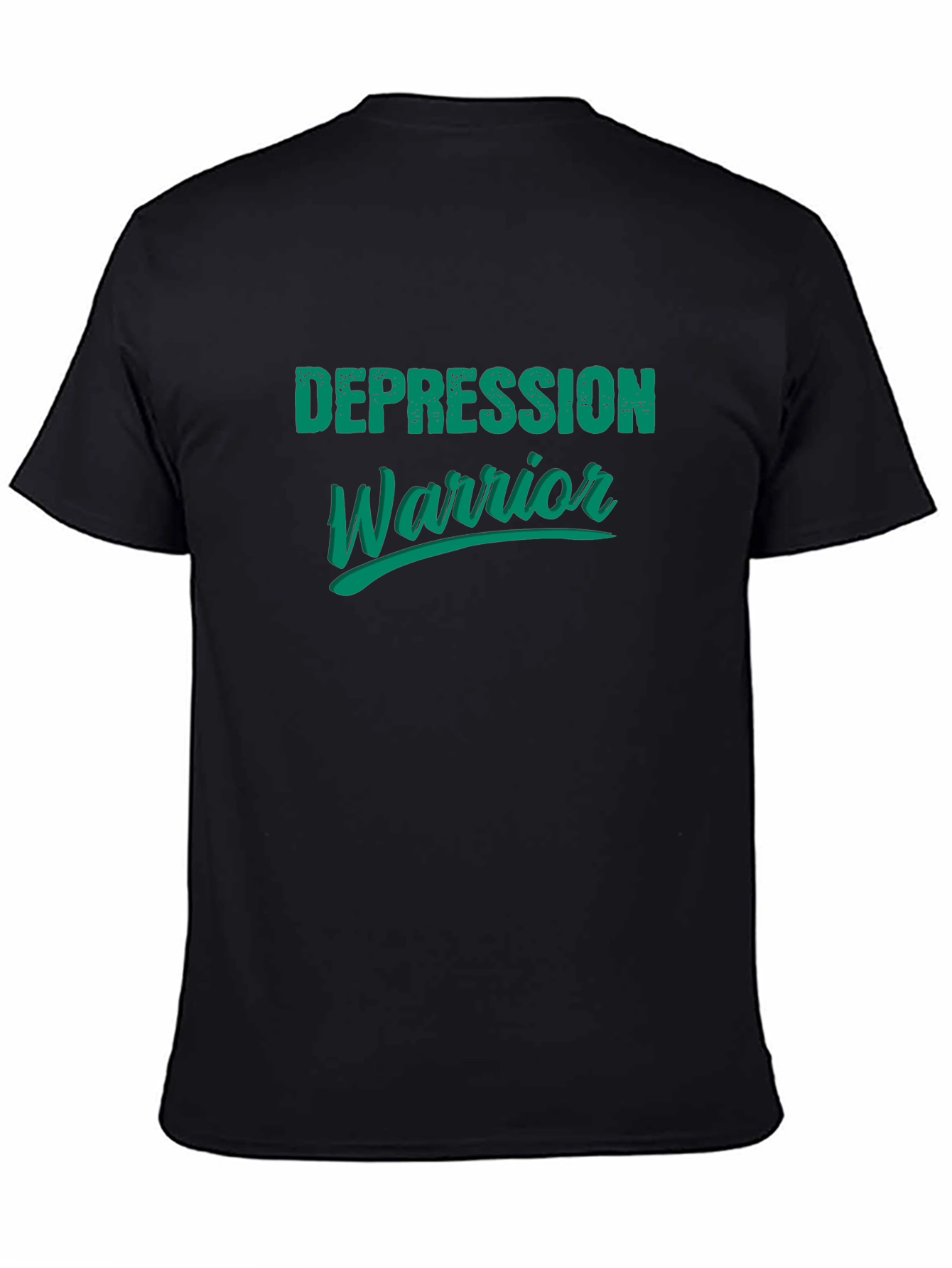 Depression Warrior Graphic Tee - Black
