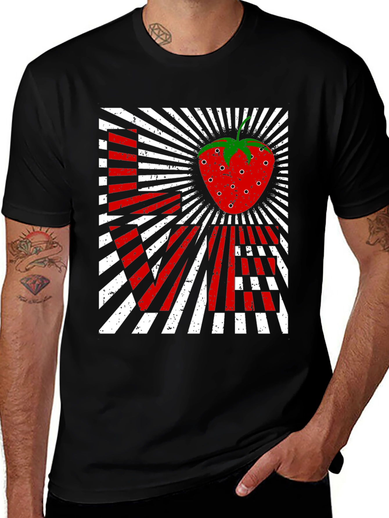 Strawberry Love Graphic T-Shirt