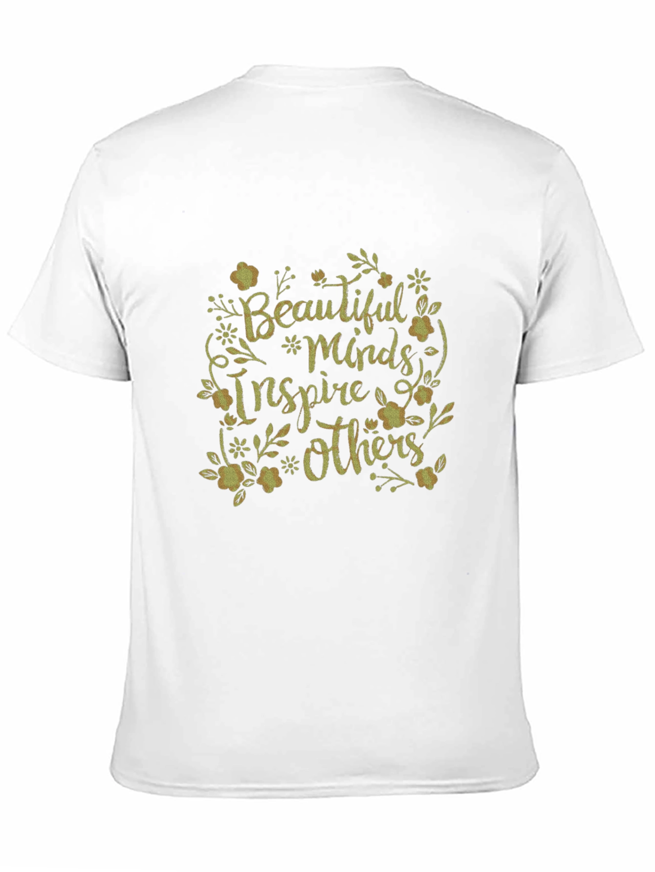 Inspirational Floral Graphic Print T-Shirt