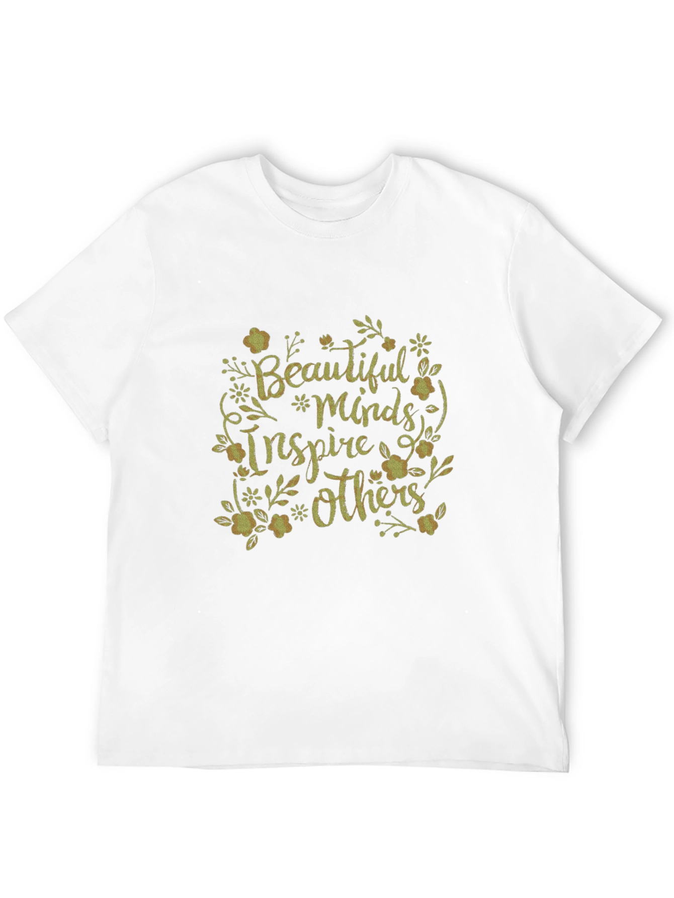 Inspirational Floral Graphic Print T-Shirt