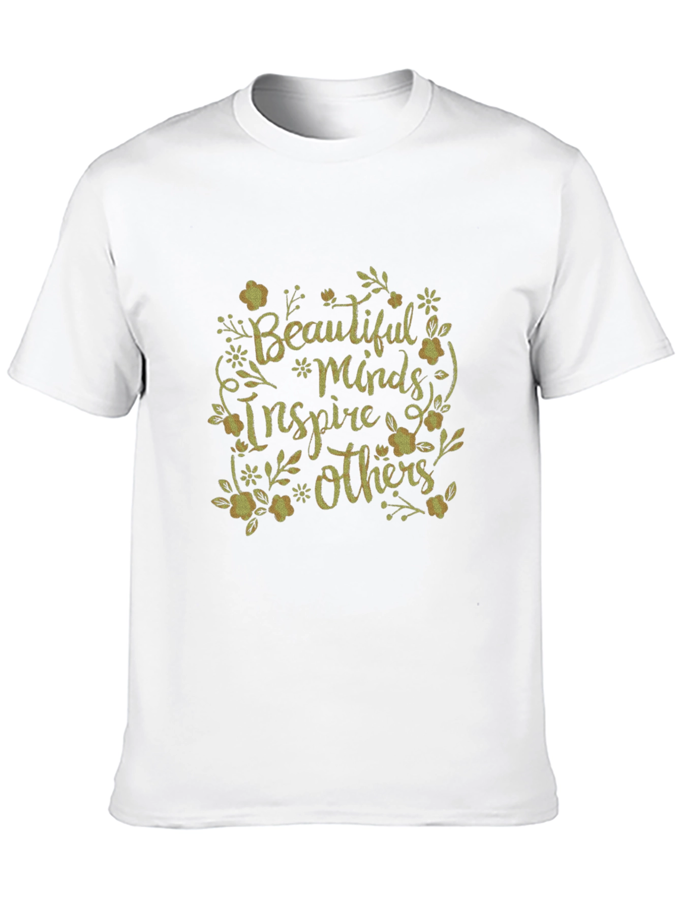 Inspirational Floral Graphic Print T-Shirt
