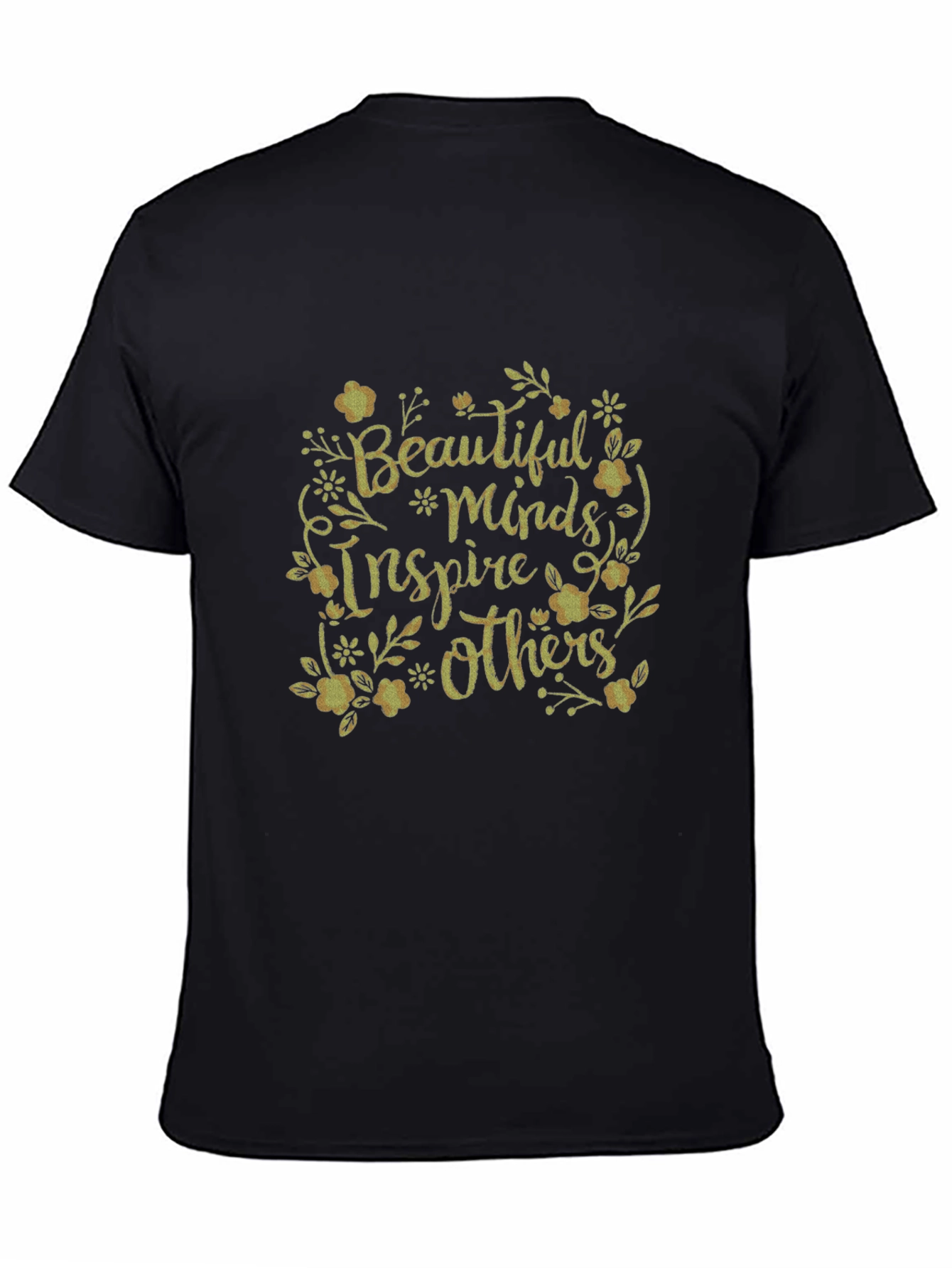 Inspirational Floral Graphic Print T-Shirt