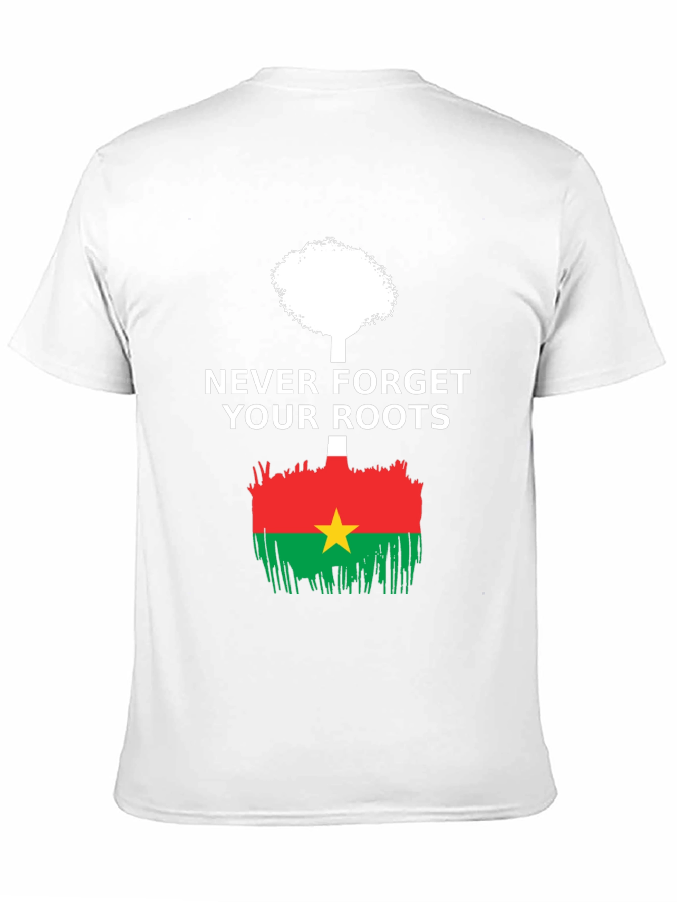 Never Forget Roots Burkina Faso Flag T-Shirt