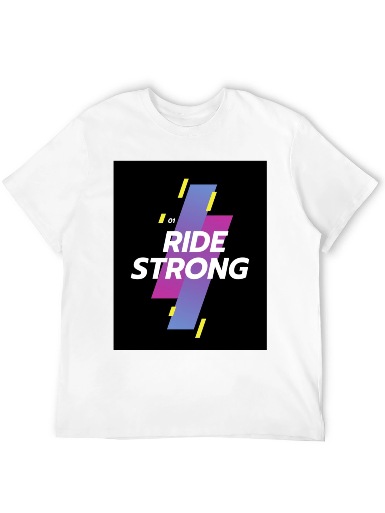 Ride Strong Graphic Black T-Shirt