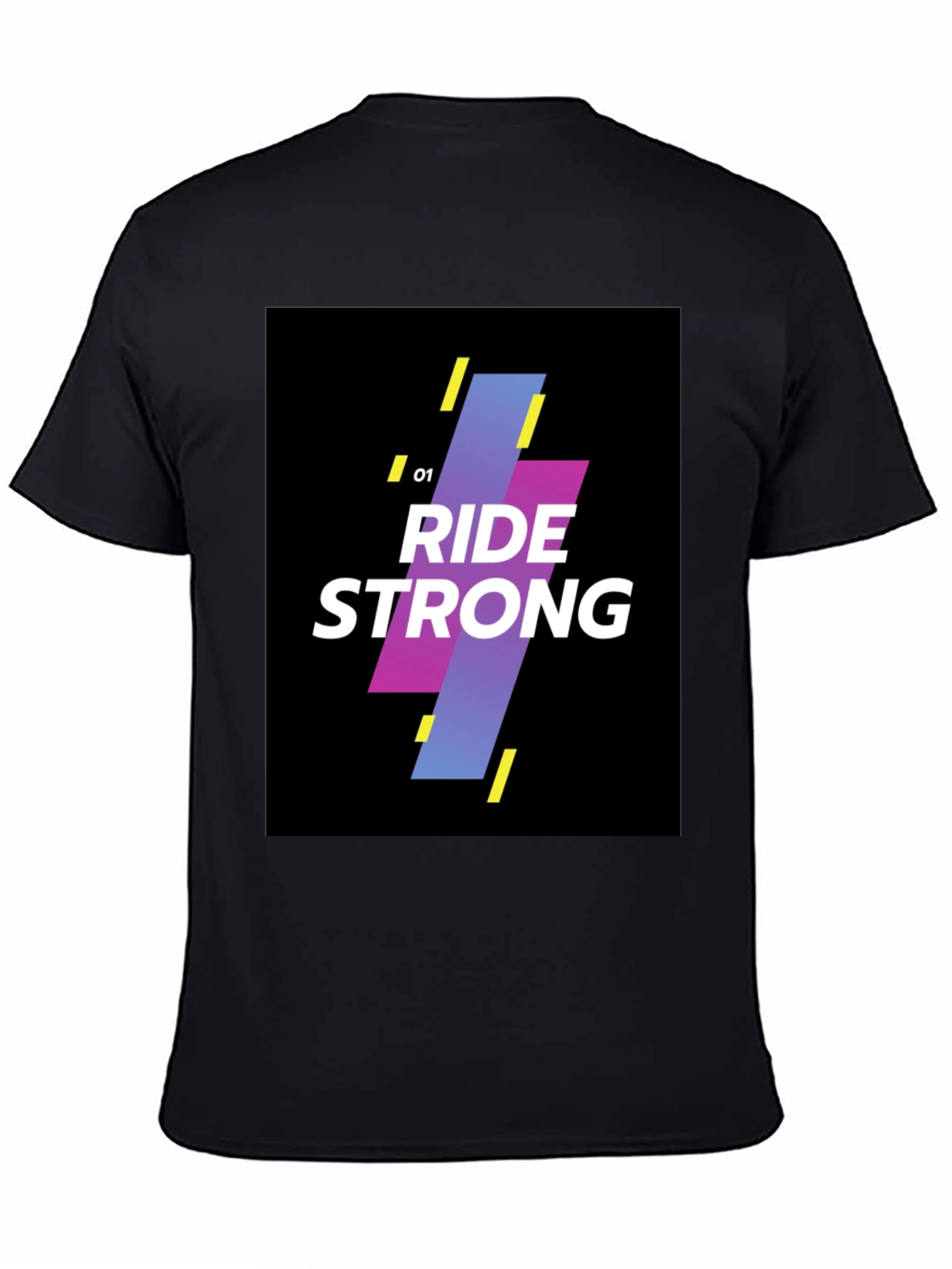 Ride Strong Graphic Black T-Shirt