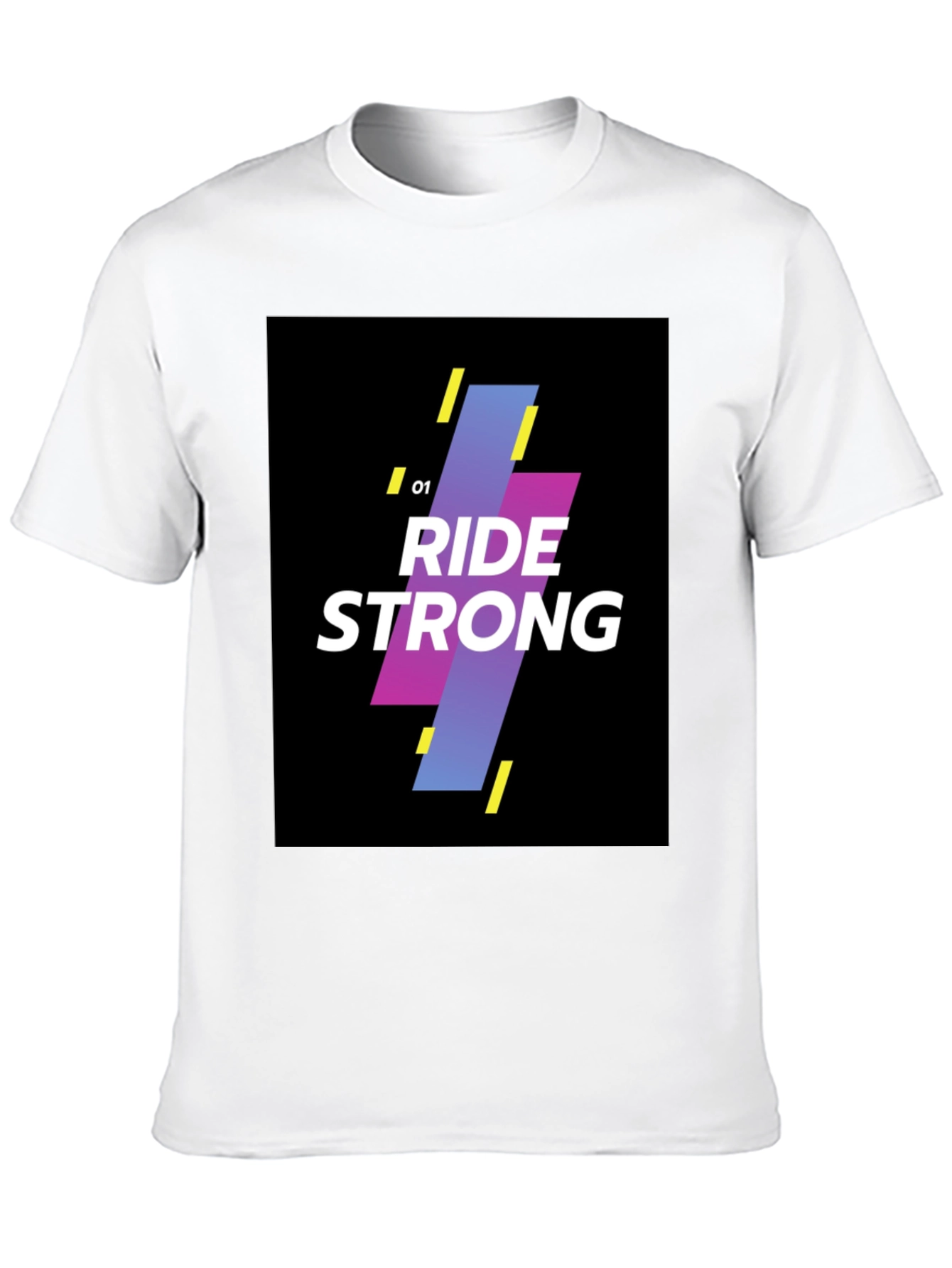 Ride Strong Graphic Black T-Shirt