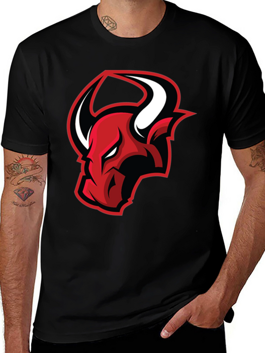 Cool Devil Graphic Tee - Black Cotton T-Shirt