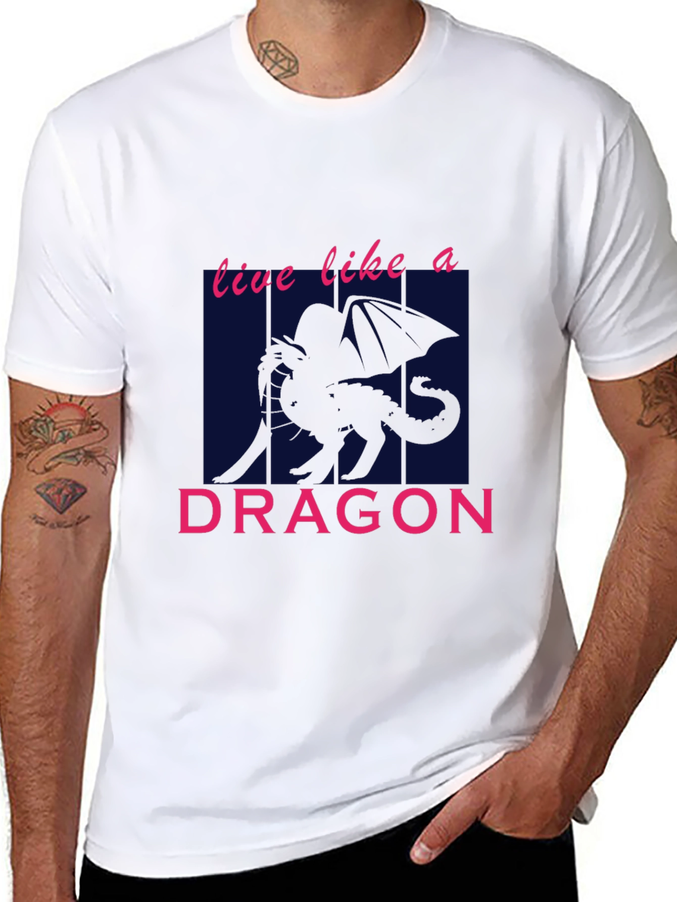 Live Like A Dragon Graphic Tee