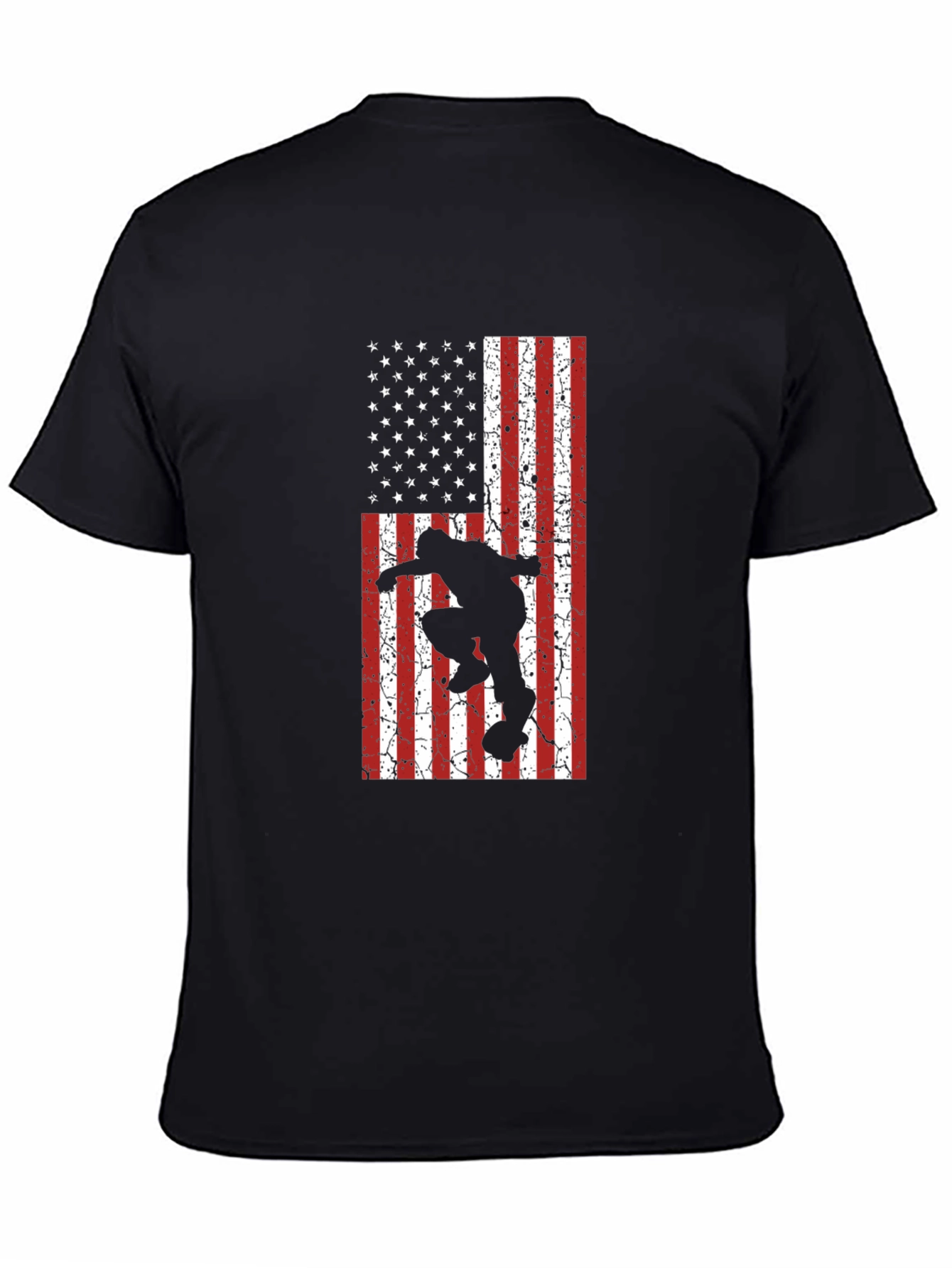 Skateboarding USA Flag T-Shirt