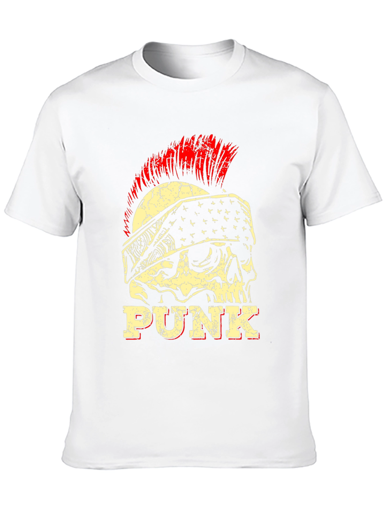 Punk Skull Graphic Tee - Rock & Roll Style