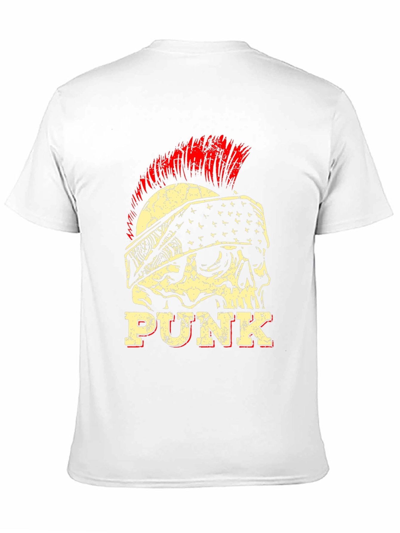 Punk Skull Graphic Tee - Rock & Roll Style