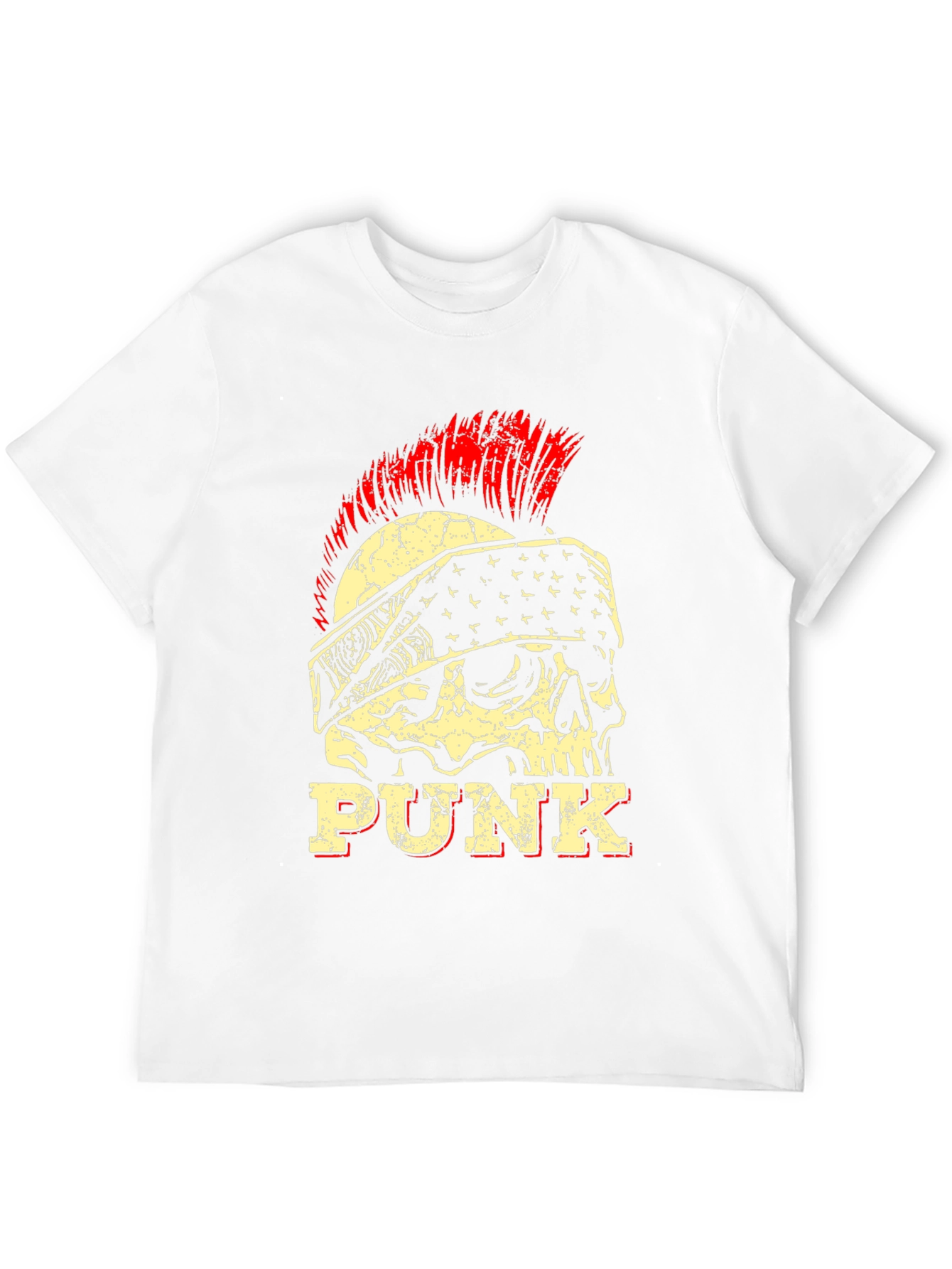Punk Skull Graphic Tee - Rock & Roll Style